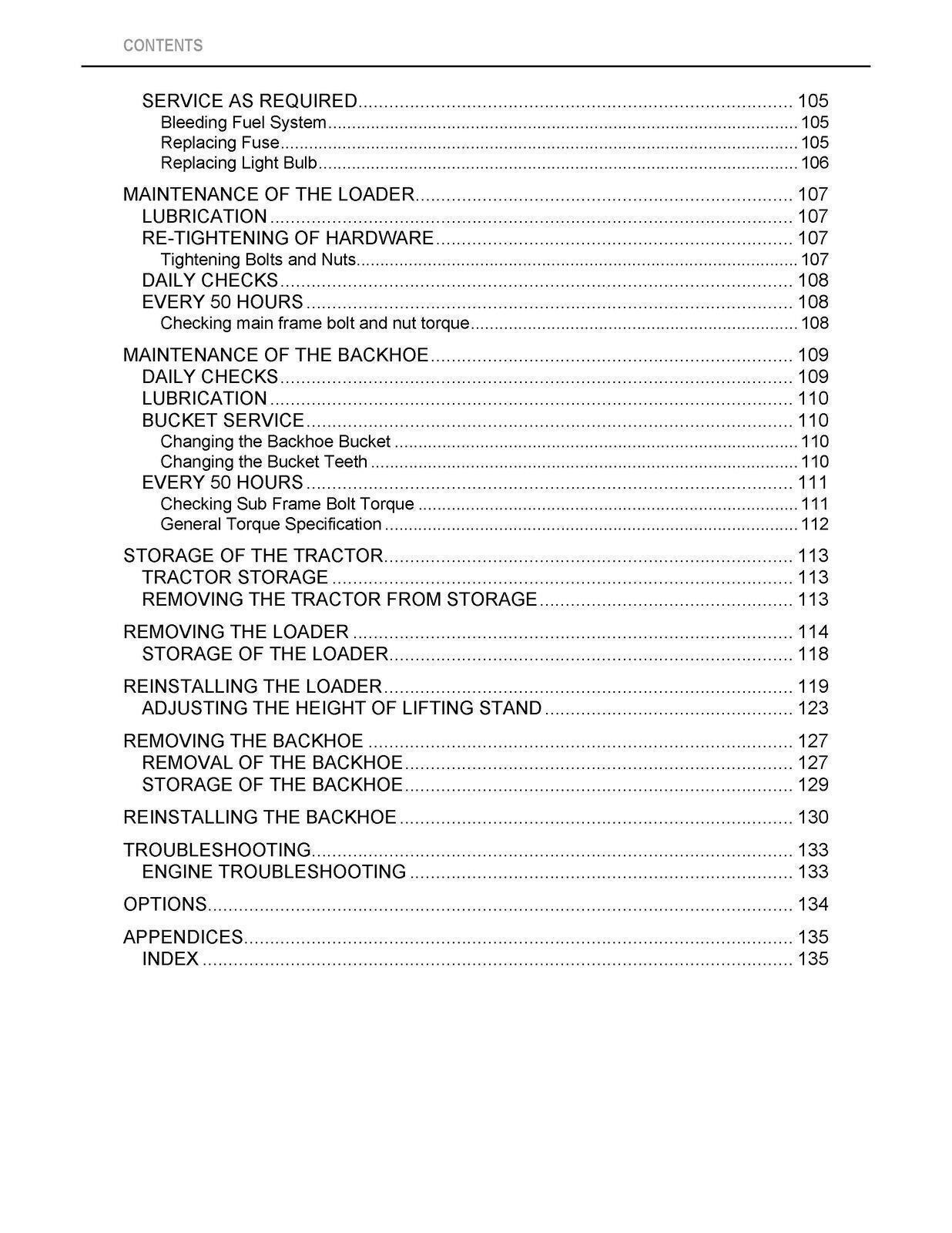KUBOTA Tractor BX23S LA340 BT603 Operators Manual Owners Instruction Book