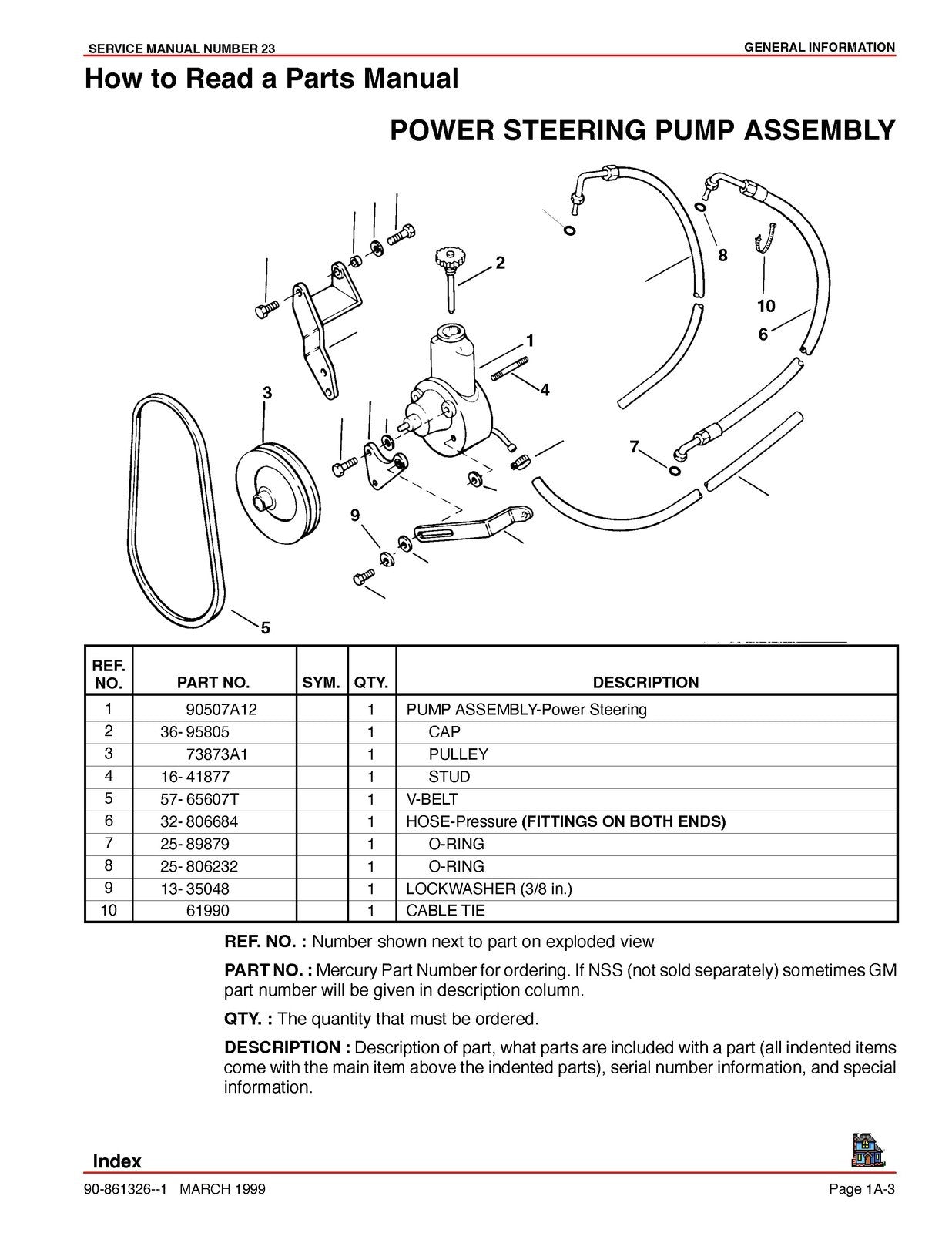MERCURY MerCruiser Service Manual No. 23 Marine Engines - WIRE BOUND - COVERS