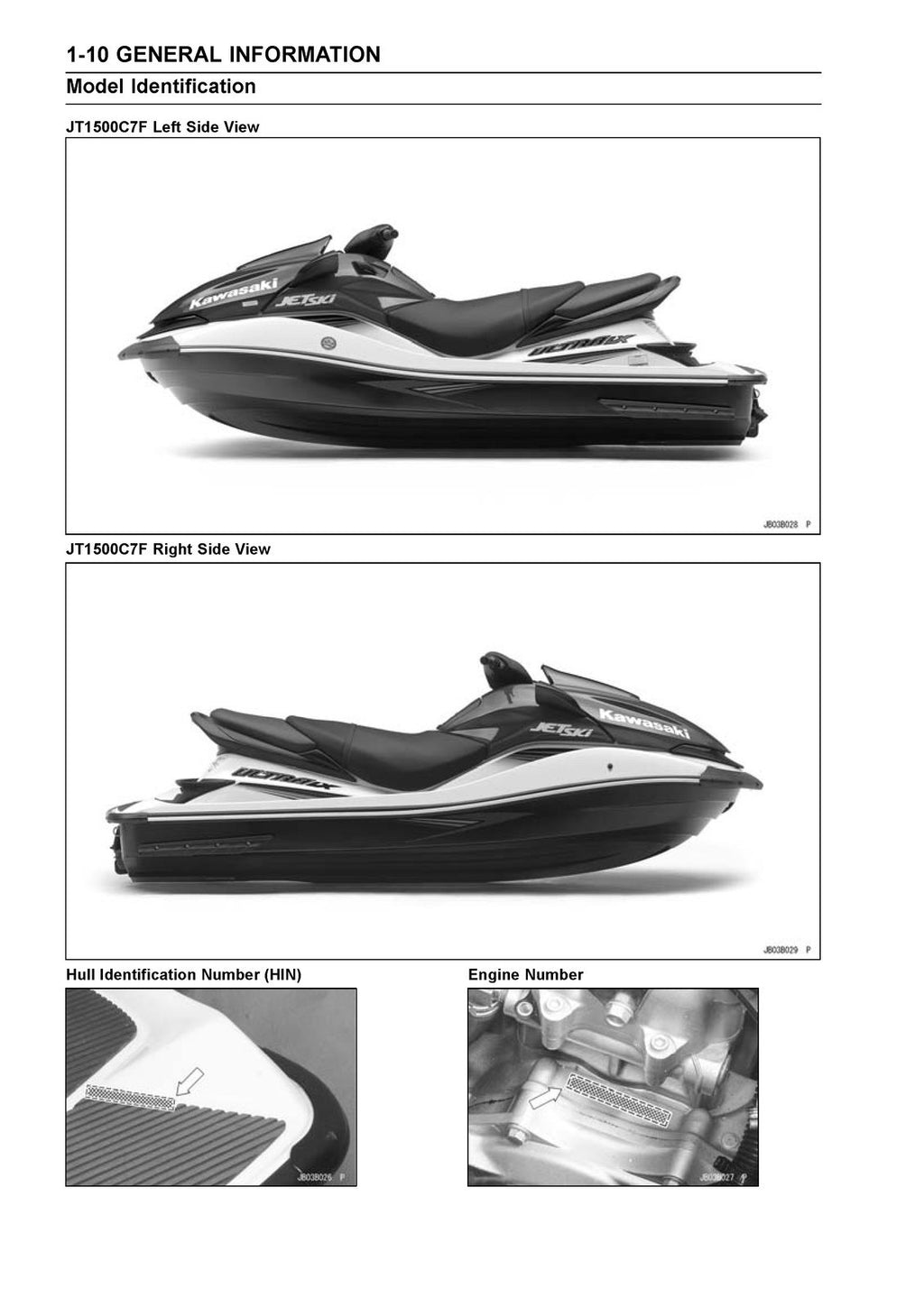 KAWASAKI JET SKI WATERCRAFT ULTRA LX SERVICE MANUAL - WIRE BOUND - TOUGH COVERS