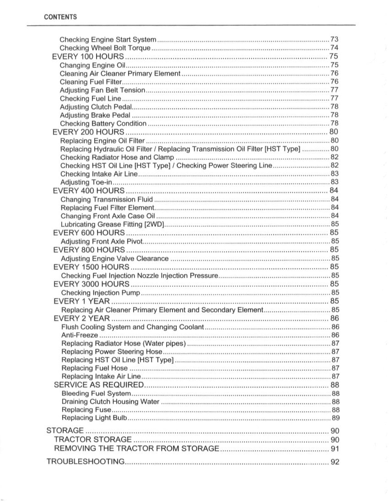 KUBOTA L3130 L3430 L3830 L4330 L4630 L5030 OPERATORS MANUAL - WIRE BOUND, COVERS