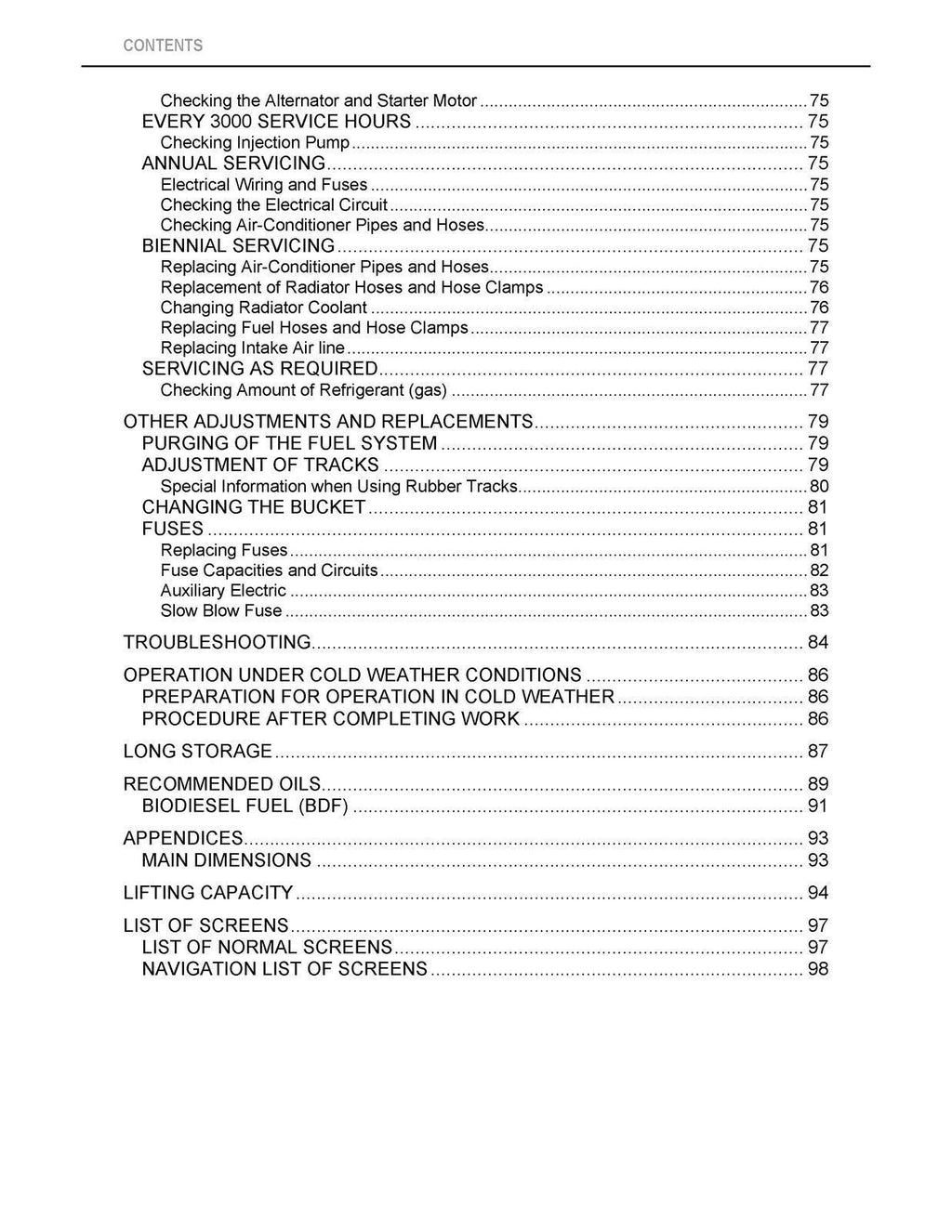 KUBOTA KX033-4 EXCAVATOR OPERATORS MANUAL - STEEL WIRE BOUND - PROTECTIVE COVERS