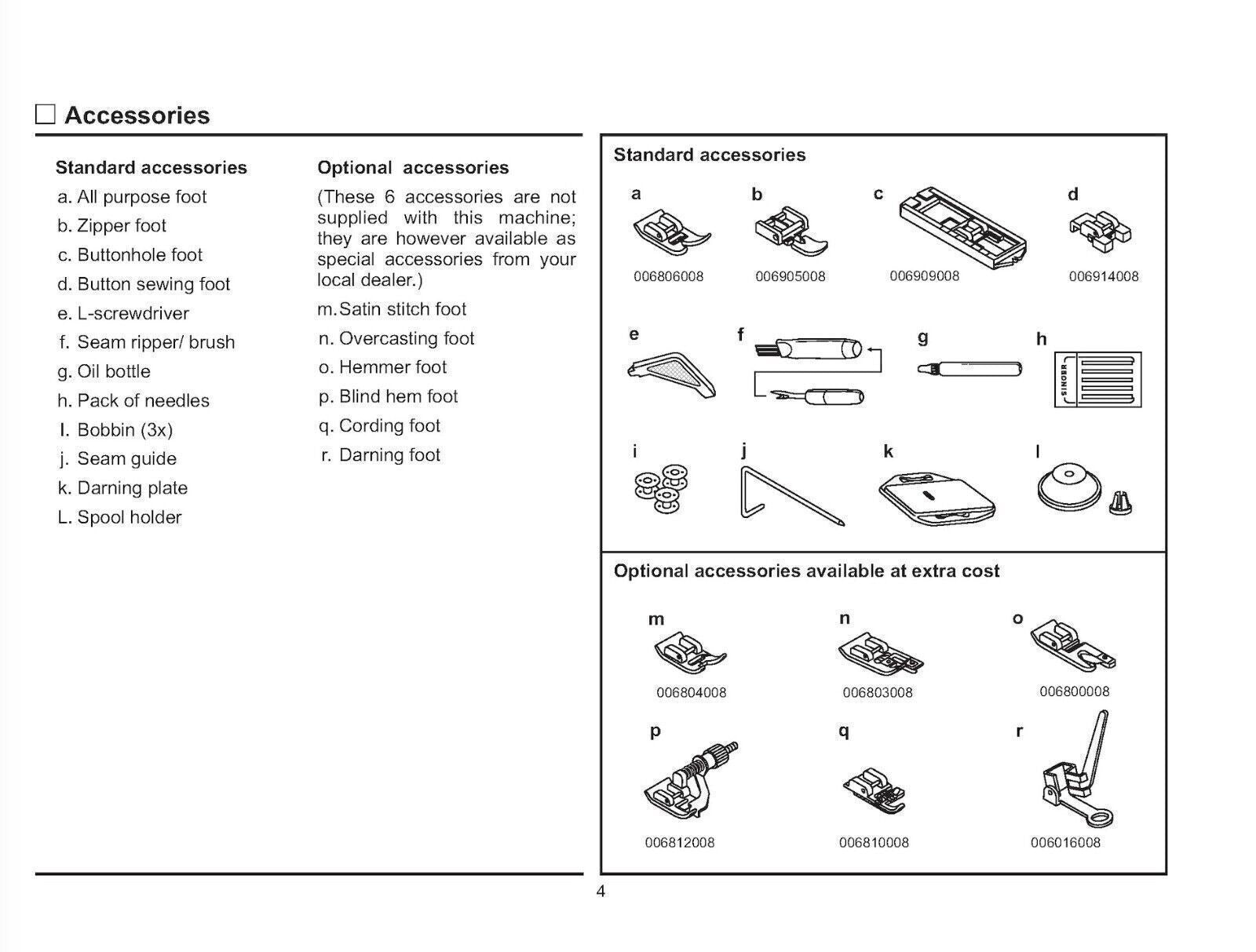 SINGER 1120 1100 Sewing Machine User Manual Instruction Book - ROBUST WIRE BOUND