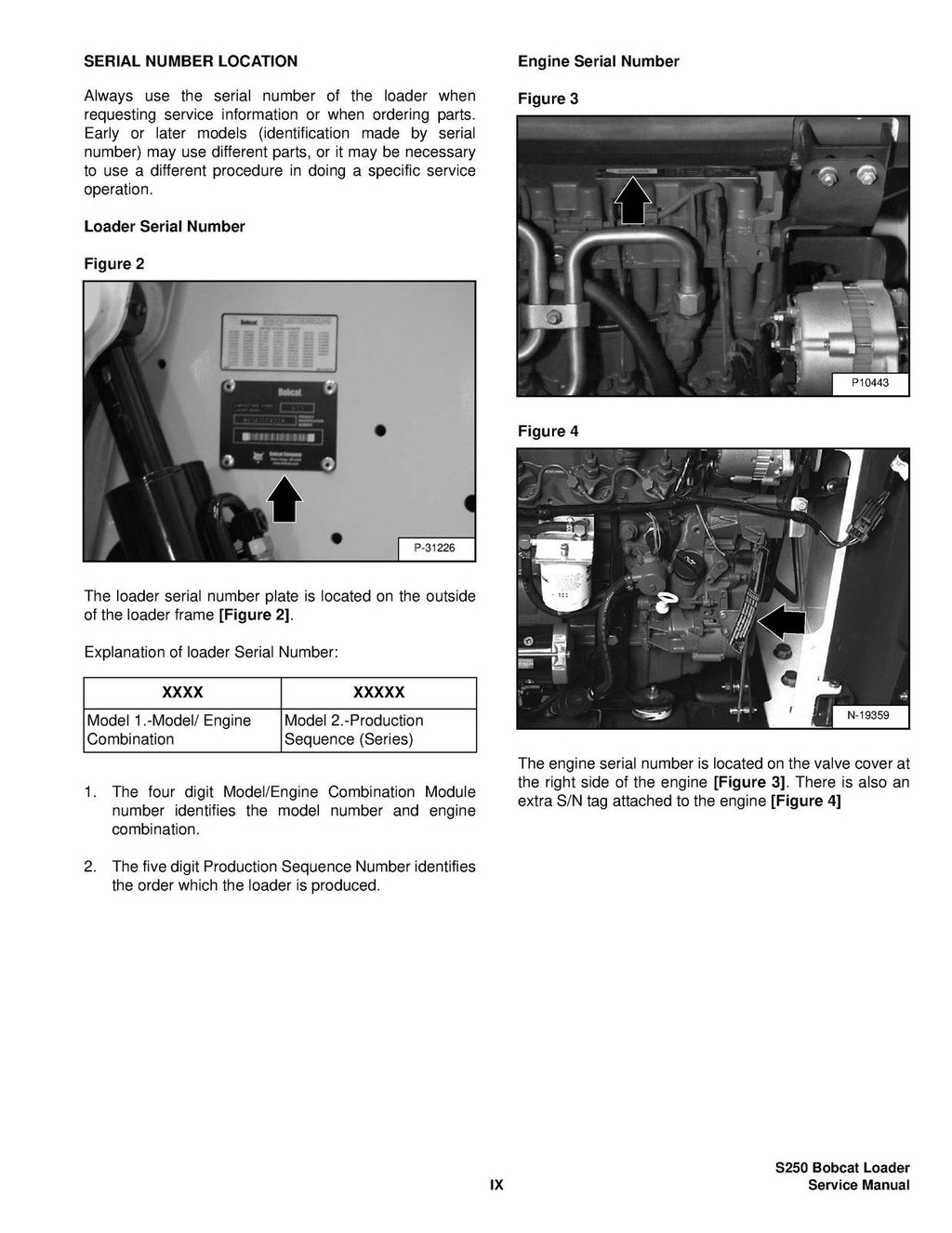 BOBCAT S250 TURBO HIGH FLOW SERVICE MANUAL - BOUND - TOUGH COVERS - XL FOLDOUTS