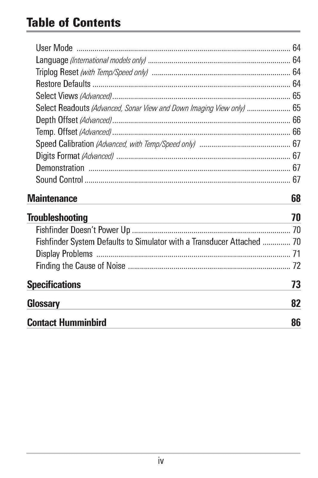 Humminbird 550 560 561 DI 570 571 HD DI User Manual Owners Instruction Guide