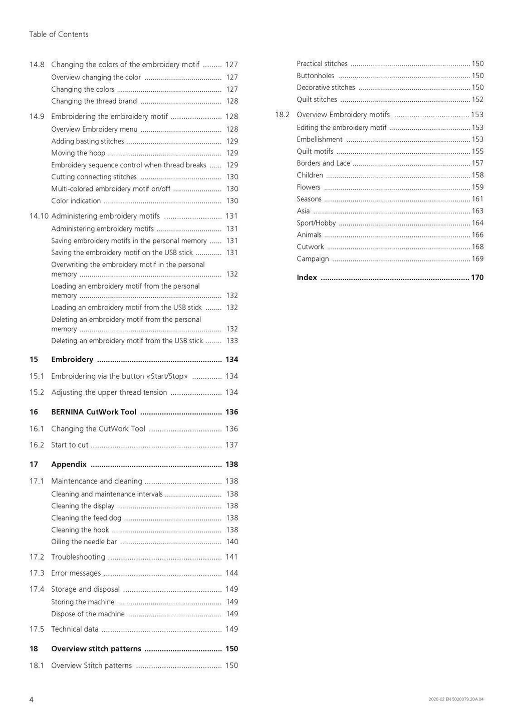 BERNINA Bernette B79 Sewing Machine User Operator  Manual - ROBUST WIRE BINDING