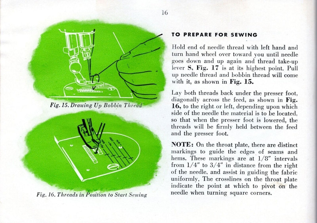 SINGER 301 Sewing Machine User Instruction Manual: FULL COLOR & STEEL WIRE BOUND