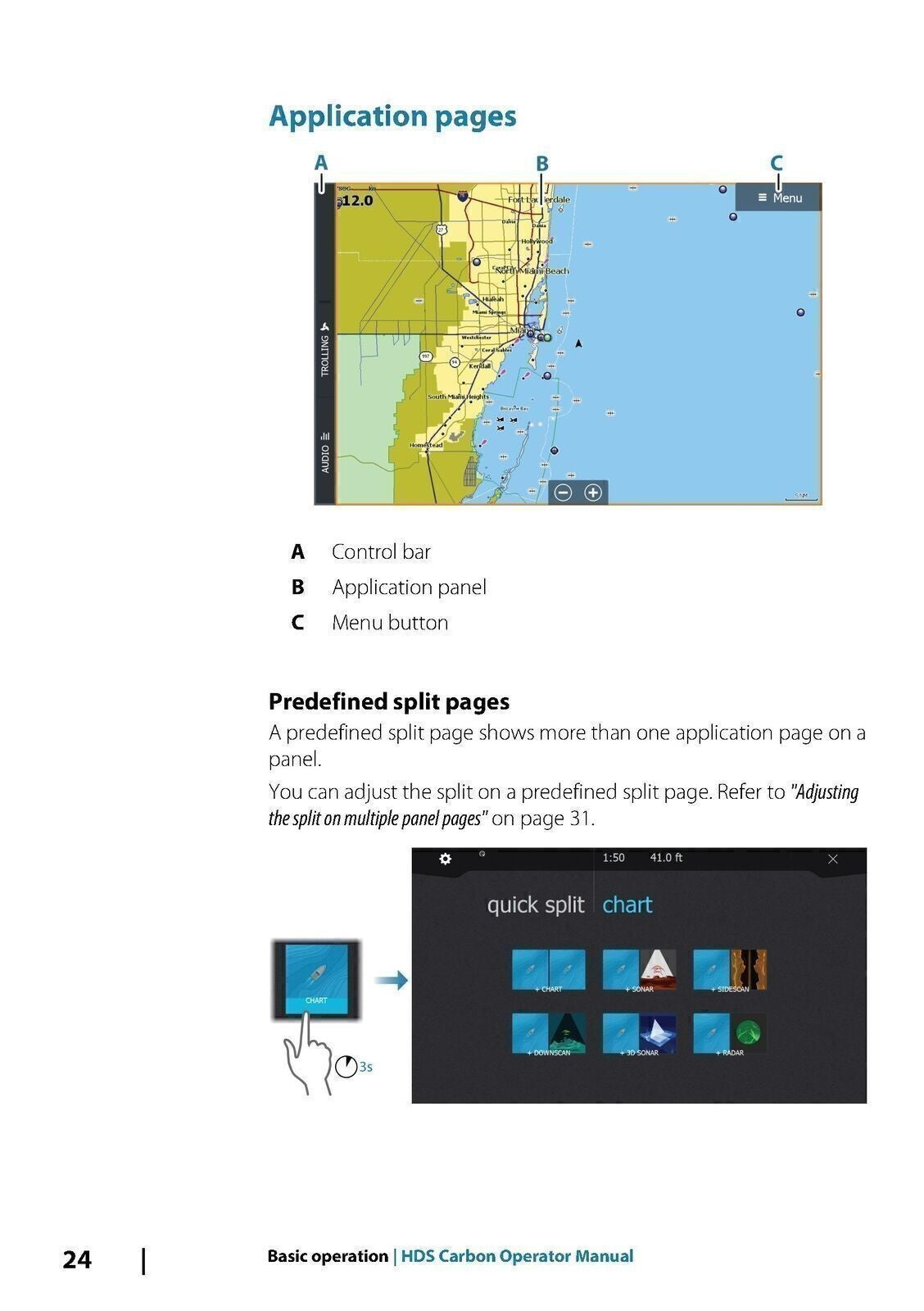 LOWRANCE HDS Carbon User Manual Fish Finder Chart Plotter WIRE BINDING & COVERS