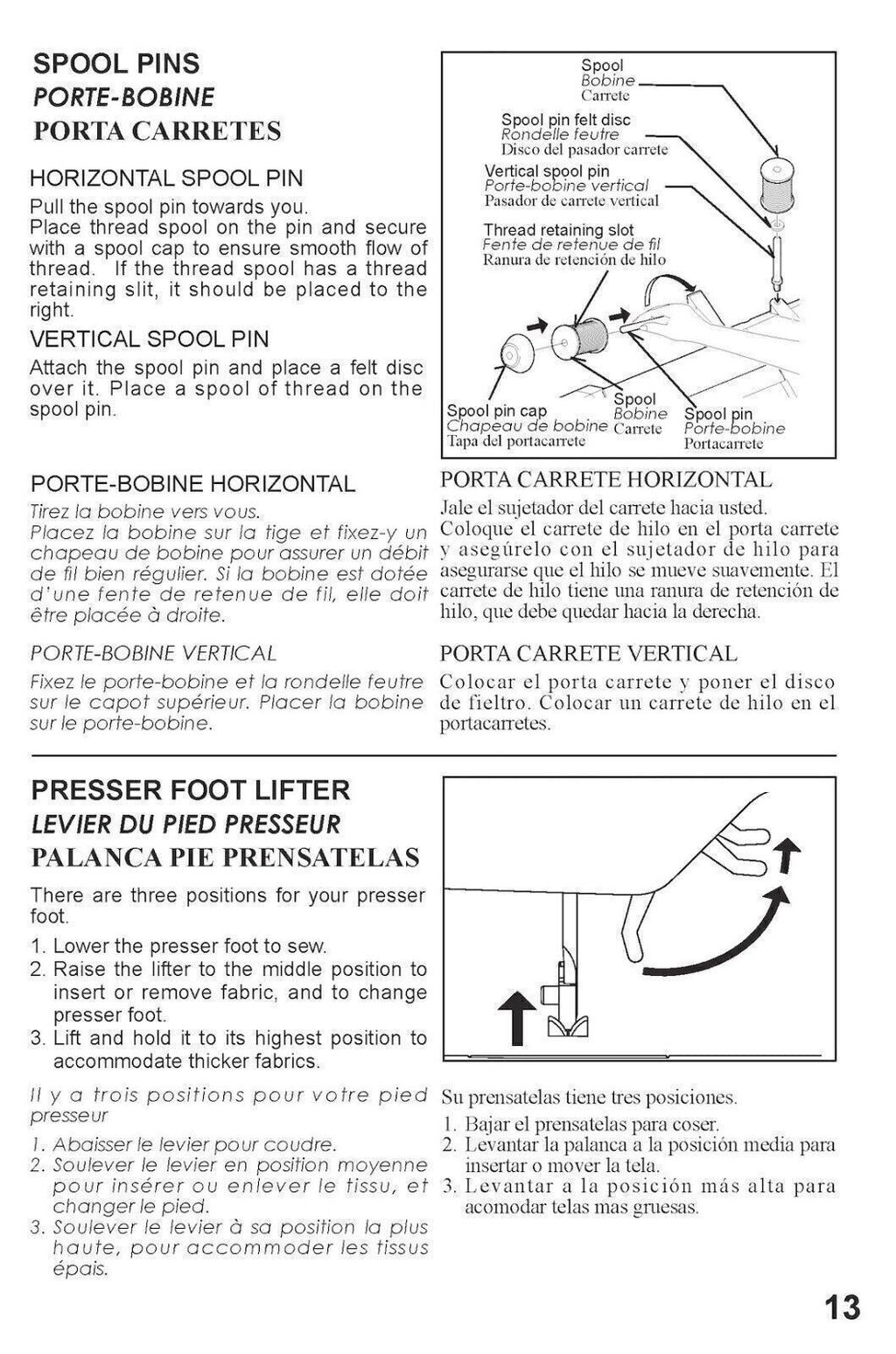 SINGER C5205 Sewing Machine User Manual Operation Guide [DURABLE WIRE BINDING]