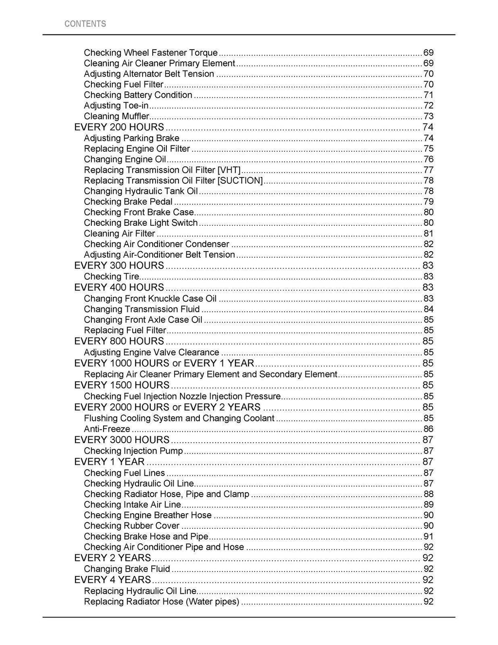 KUBOTA RTV-X1100C OPERATORS MANUAL - STEEL WIRE BOUND - PROTECTIVE COVERS