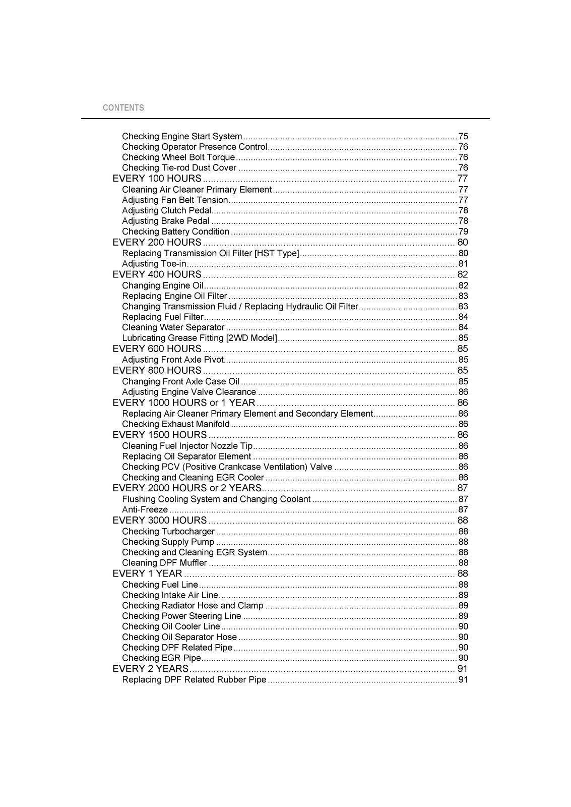 KUBOTA MX4800 MX5200 MX5800 OPERATORS MANUAL - WIRE BOUND - PROTECTIVE COVERS