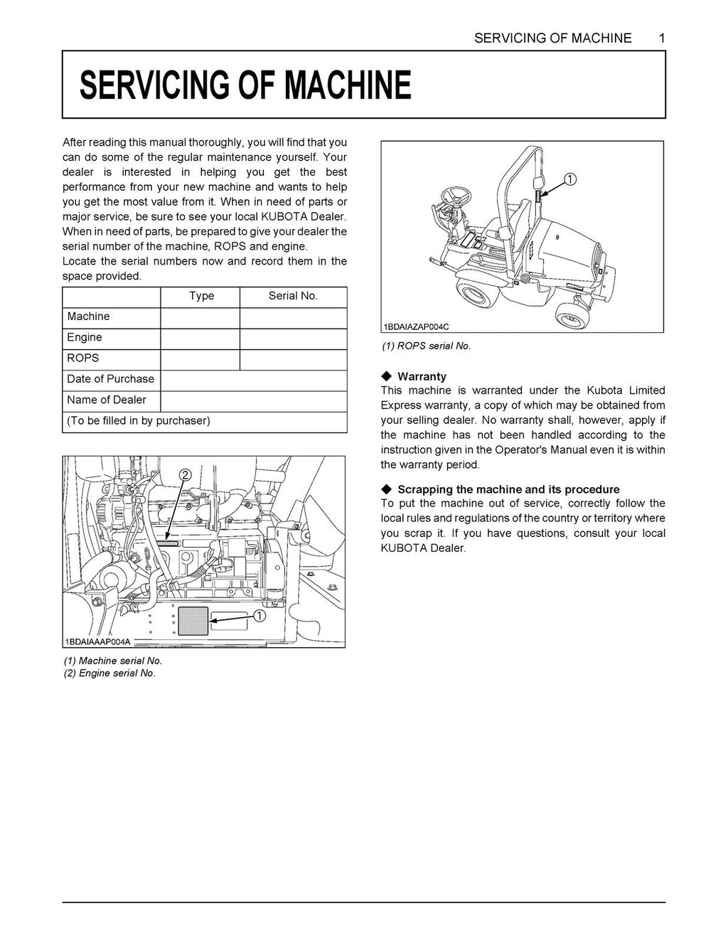 KUBOTA F2890 F3690 FRONT MOWER OPERATORS MANUAL - WIRE BOUND - TOUGH COVERS