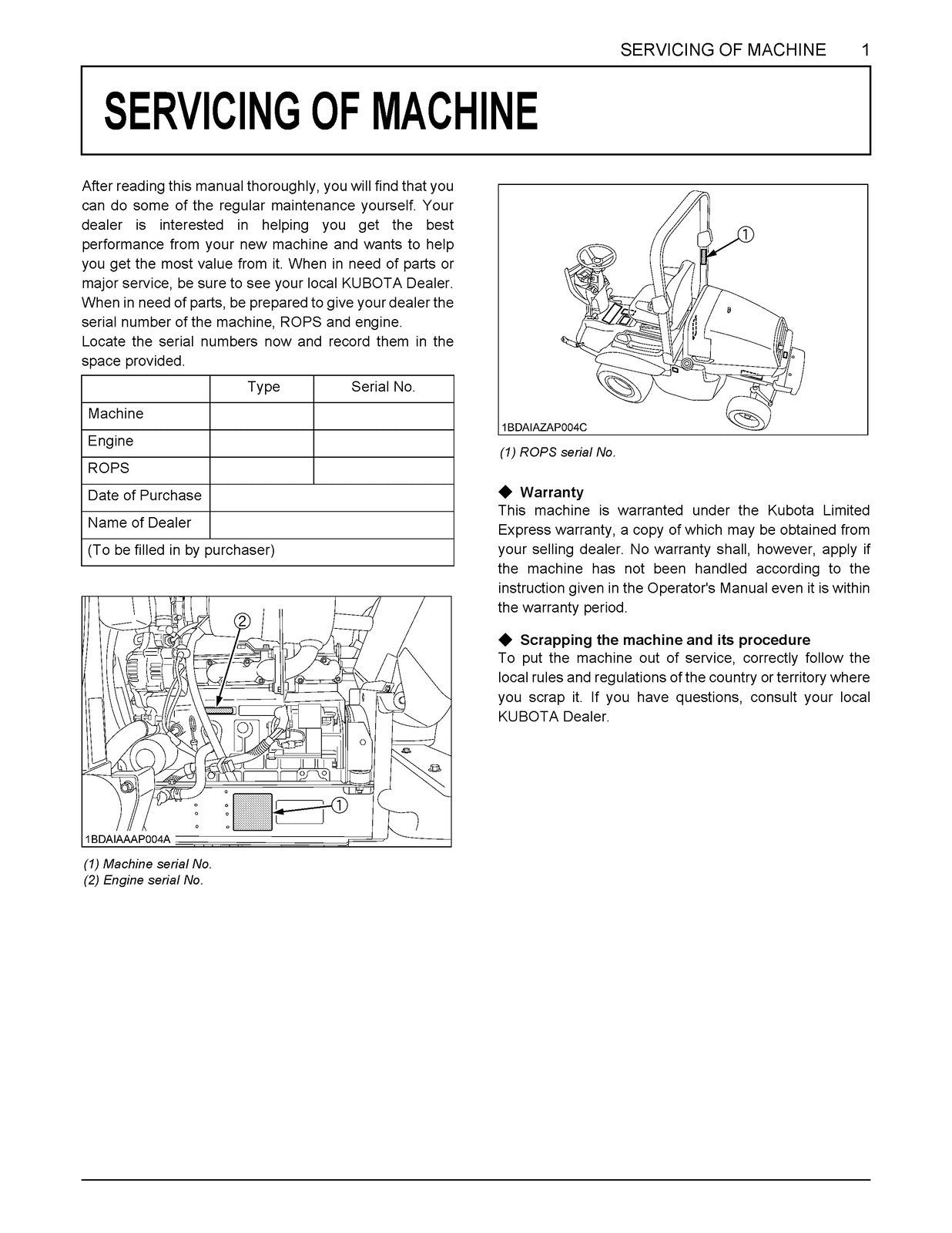 KUBOTA F2890 F3690 FRONT MOWER OPERATORS MANUAL - WIRE BOUND - TOUGH COVERS