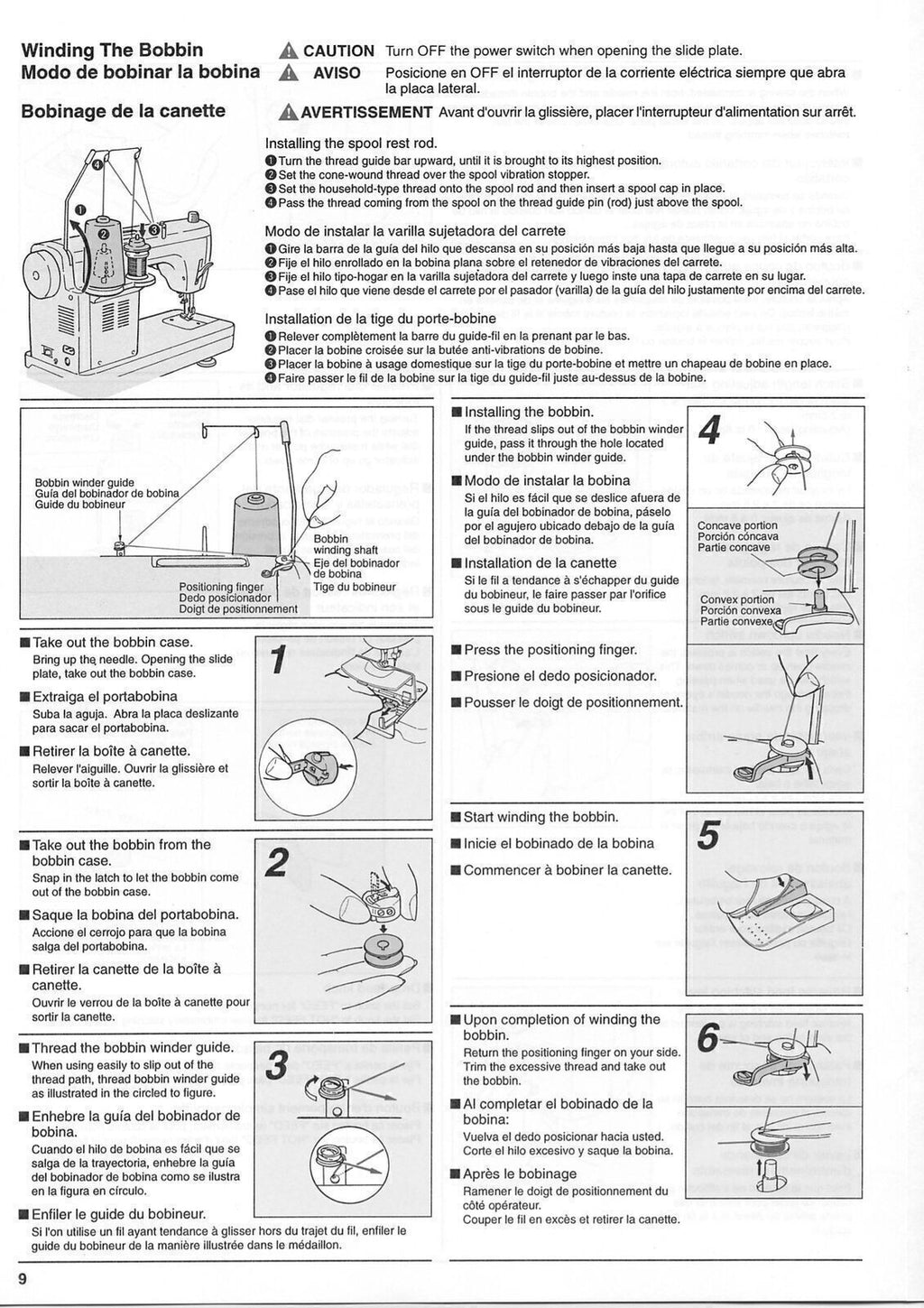 JUKI TL-98E Sewing Machine User Manual Instruction Book -TOUGH WIRE BINDING