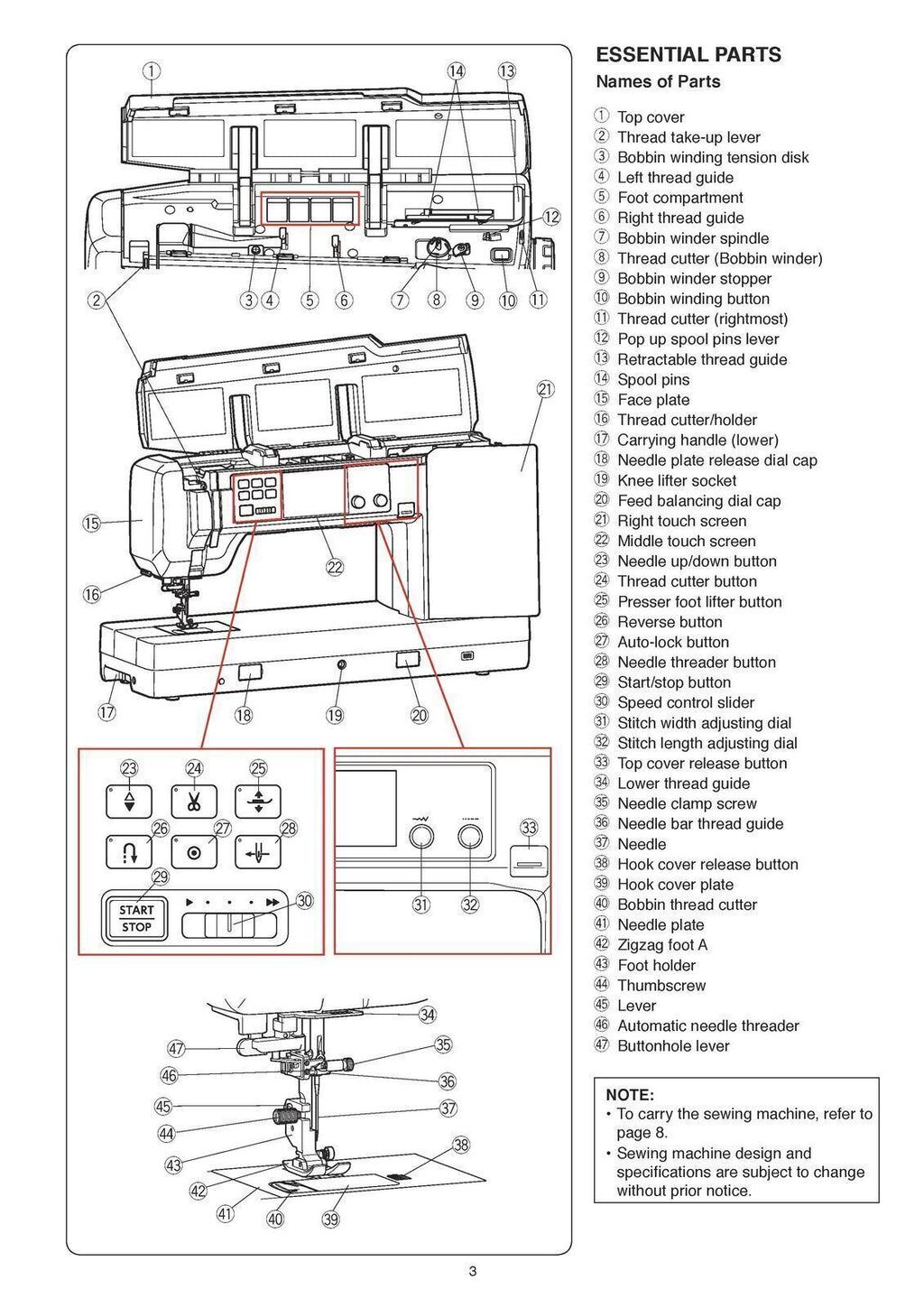 Janome Continental M17 Manual: Sewing and Embroidery Two Book Bundle - Free Ship