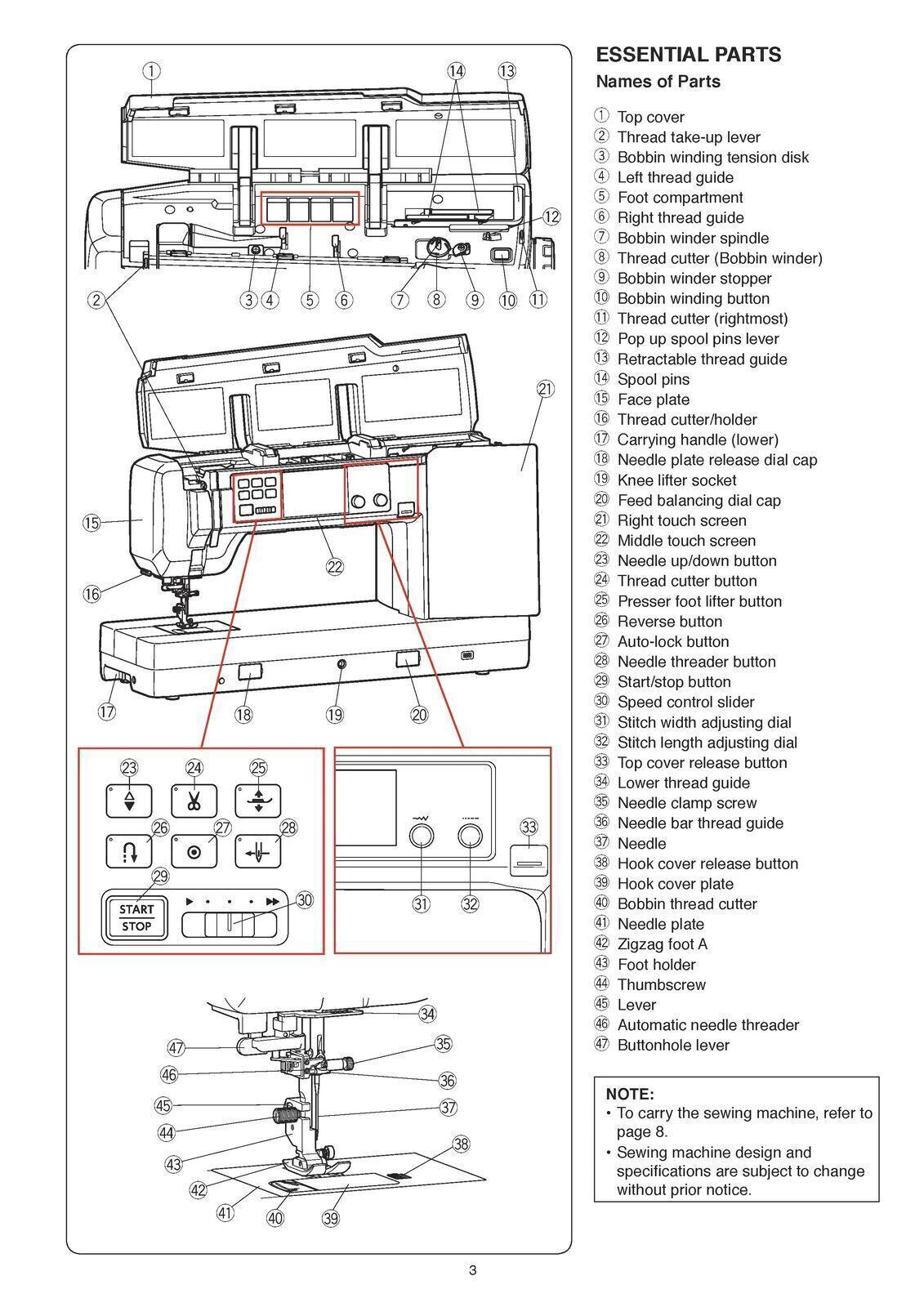 Janome Continental M17 Manual: Sewing and Embroidery Two Book Bundle - Free Ship