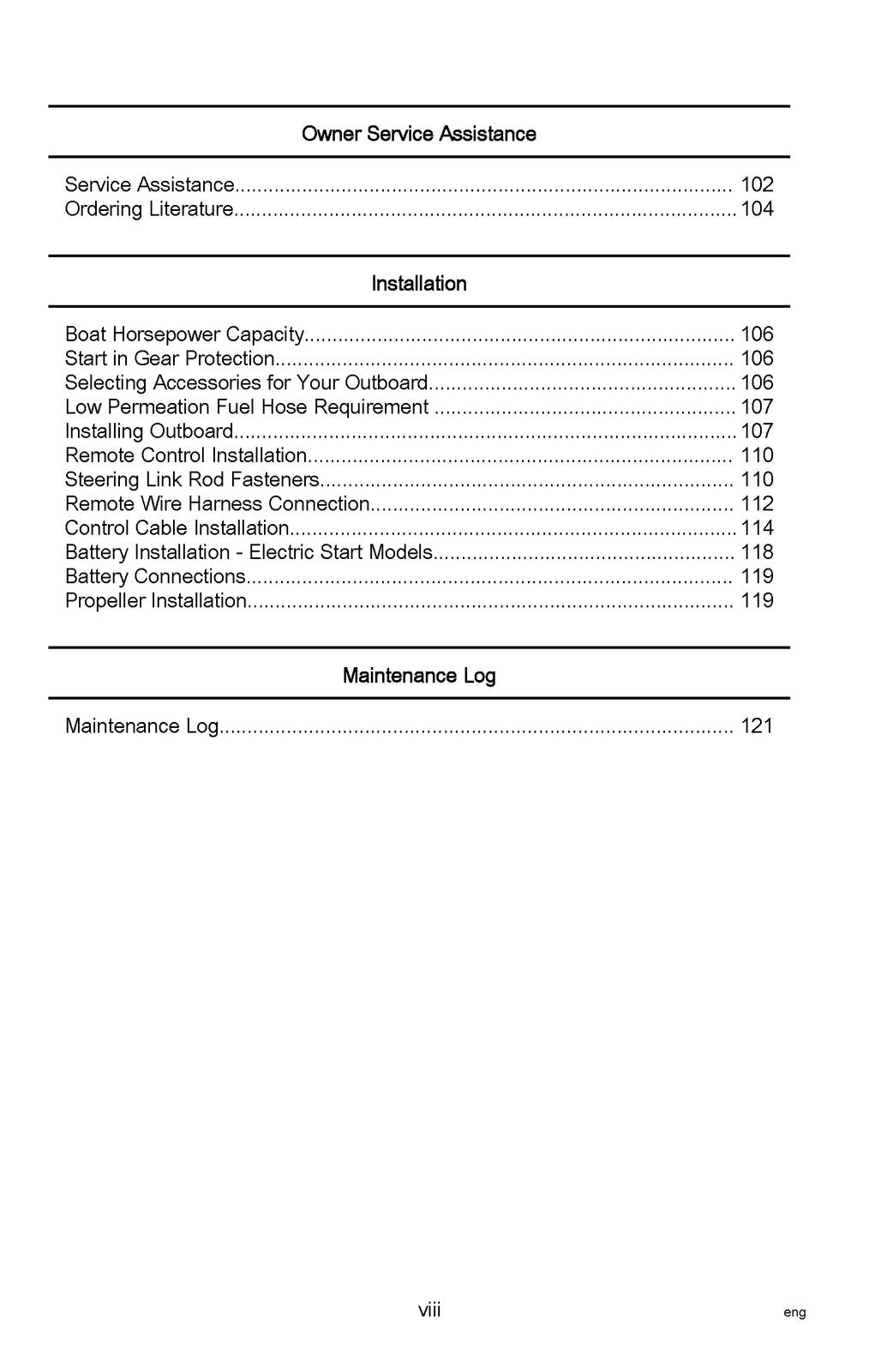 MERCURY 8 9.9 Outboard Motor Owners Manual 2015 - STEEL WIRE BOUND, TOUGH COVERS