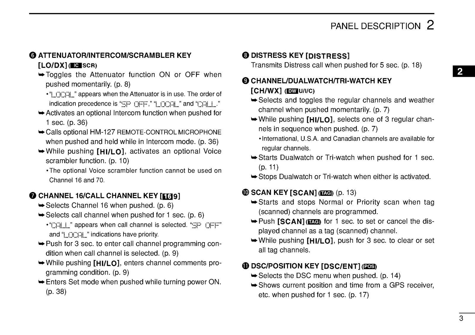 ICOM IC-M502A MARINE TRANSCEIVER INSTRUCTION MANUAL - WIRE BOUND - TOUGH COVERS