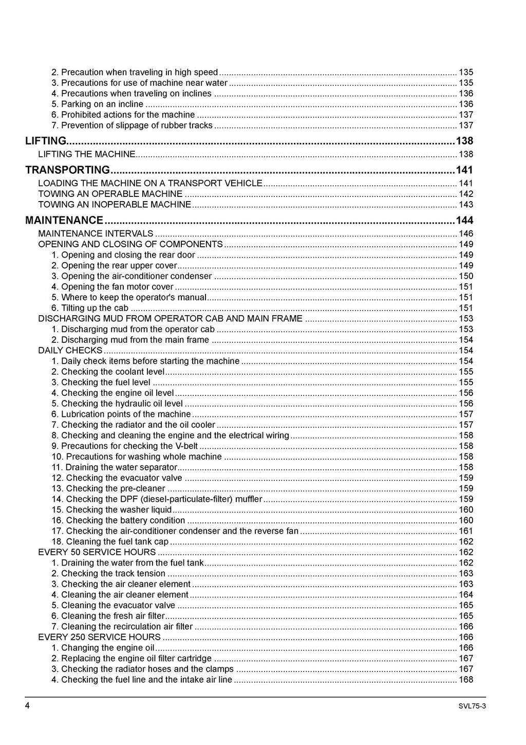 KUBOTA SVL75-3 TRACK LOADER OPERATORS MANUAL - STEEL WIRE BOUND - TOUGH COVERS