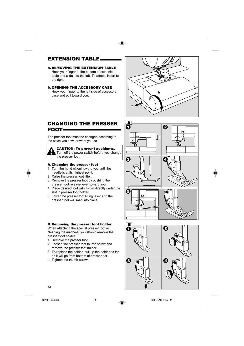 SINGER 9910 Sewing Machine User Manual Operation Guide - TOUGH WIRE BINDING