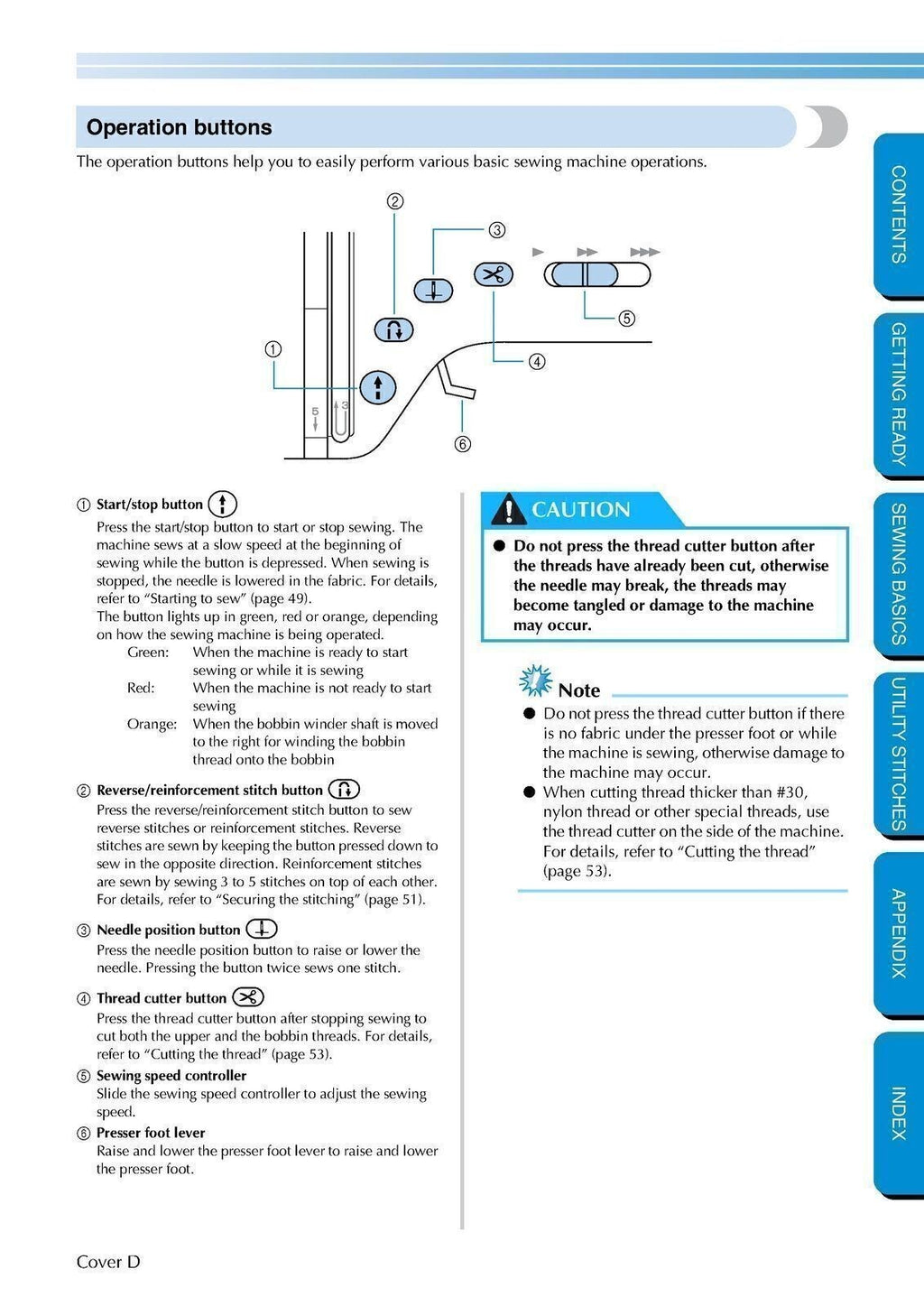 Brother PC-420 PRW User Manual Instructions Guide - TOUGH WIRE BINDING & COVERS