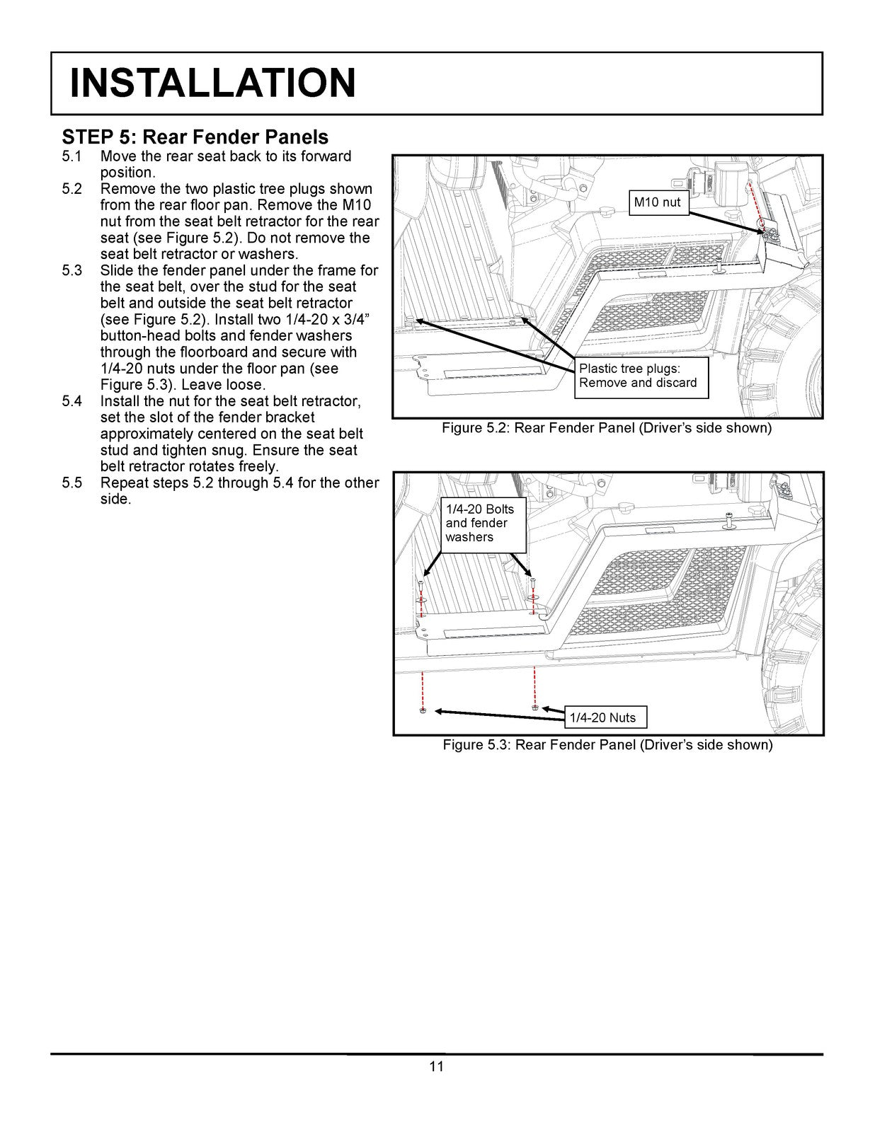 KUBOTA RTV-X1140 Cab Enclosure Kit Owners Manual - WIRE BOUND- TOUGH COVERS