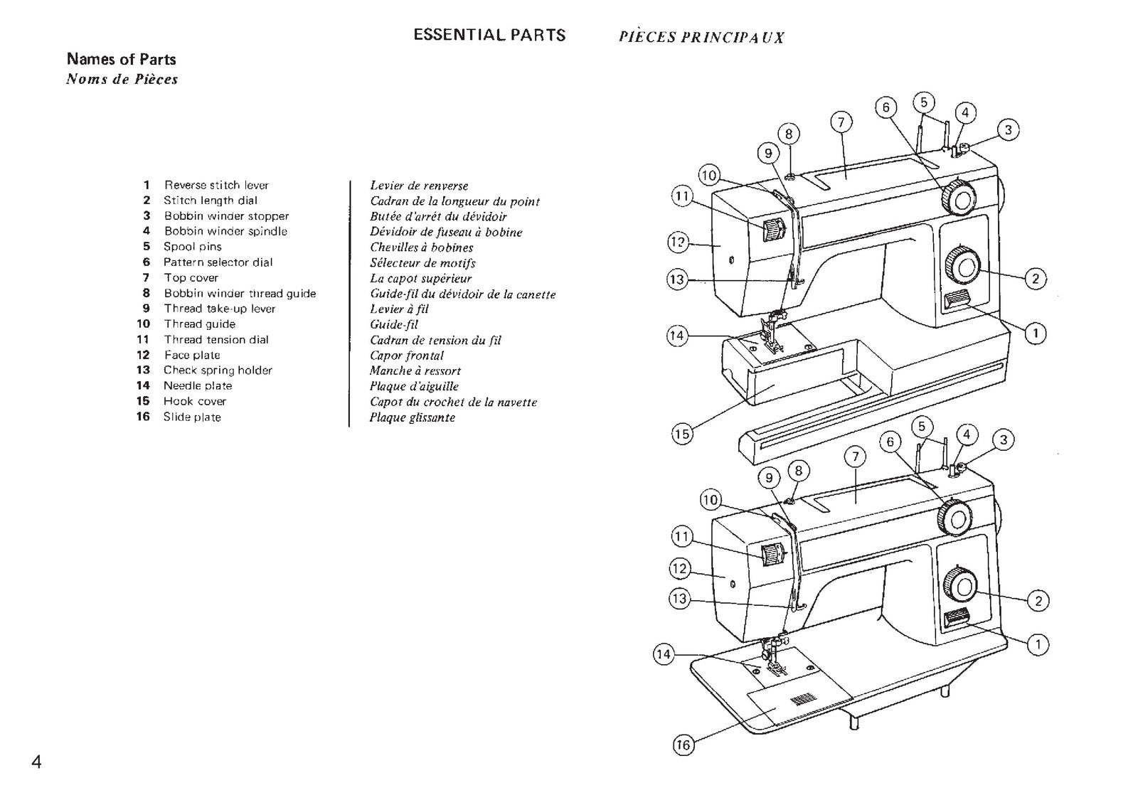 NEW HOME 344 Sewing Machine Instruction Manual - STEEL WIRE BOUND - TOUGH COVERS