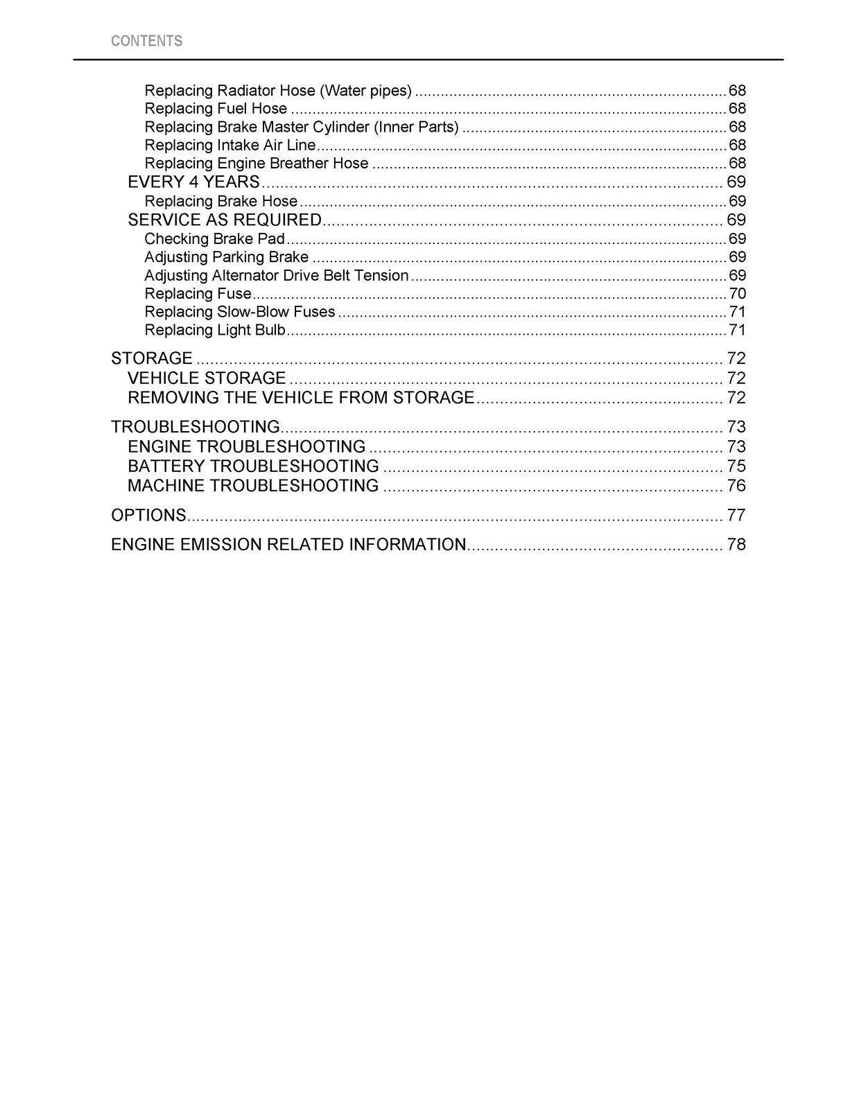 KUBOTA RTV500 RTV 500 OPERATORS MANUAL - STEEL WIRE BOUND - PROTECTIVE COVERS