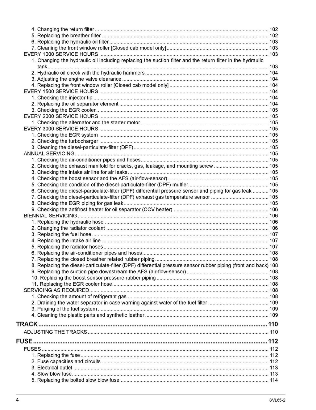 KUBOTA SVL65-2 TRACK LOADER OPERATORS MANUAL - STEEL WIRE BOUND - TOUGH COVERS