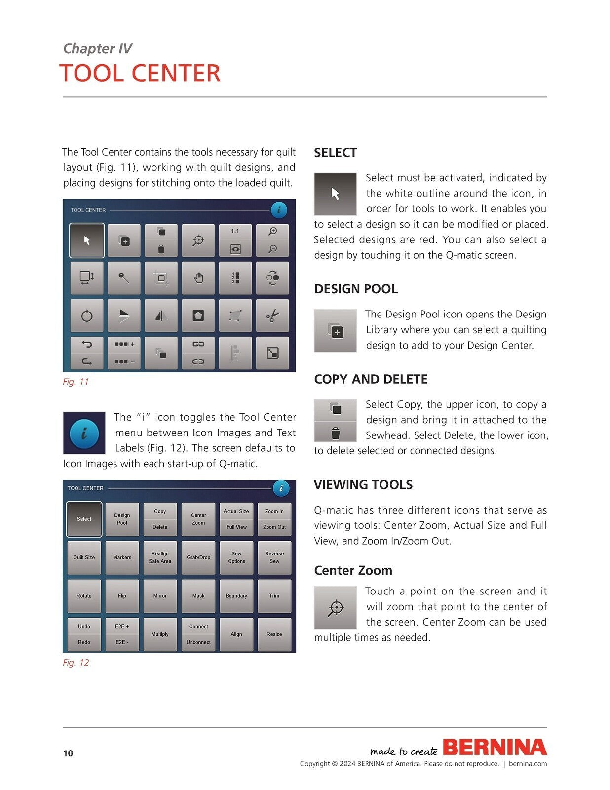 BERNINA Quilting Q-matic 3.0 Course Workbook - STEEL WIRE BOUND - TOUGH COVERS