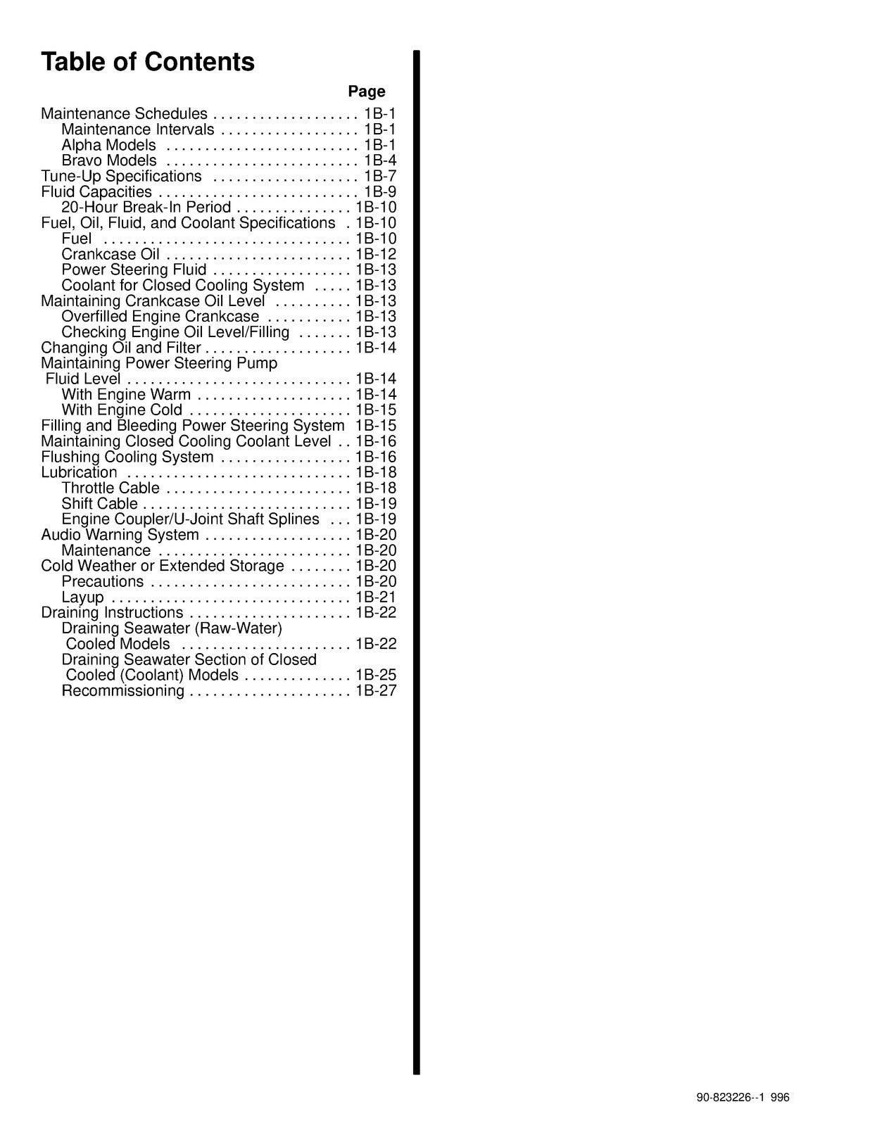 MERCURY Mercruiser No. 18 SERVICE MANUAL Marine Engines GM V-6 4.3L COVERS BOUND