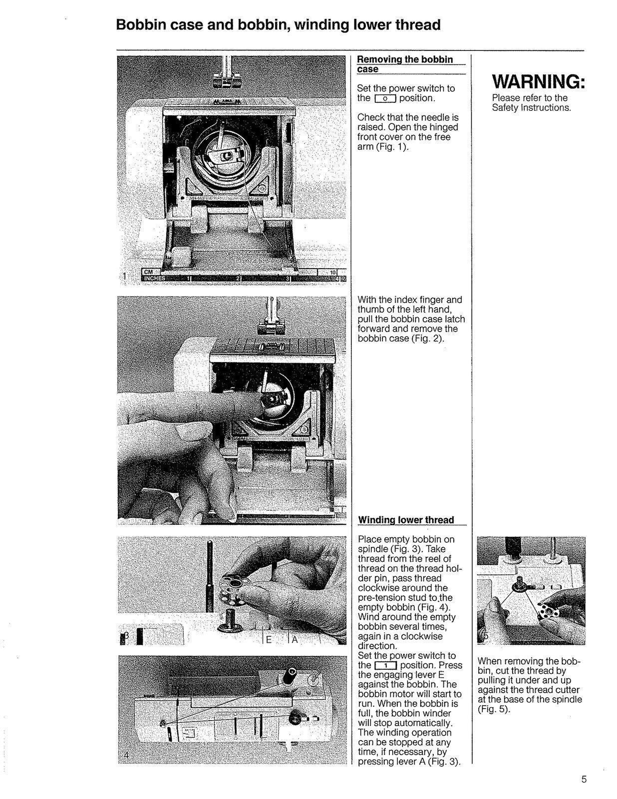 BERNINA 1031DC User Manual Owners Instruction Guide TOUGH WIRE BINDING