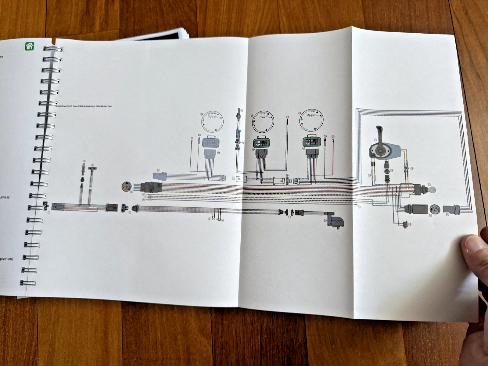 MERCURY 200-225 OptiMax DFI SERVICE MANUAL YR 2000+ WIRE BOUND COVERS, FOLDOUTS!