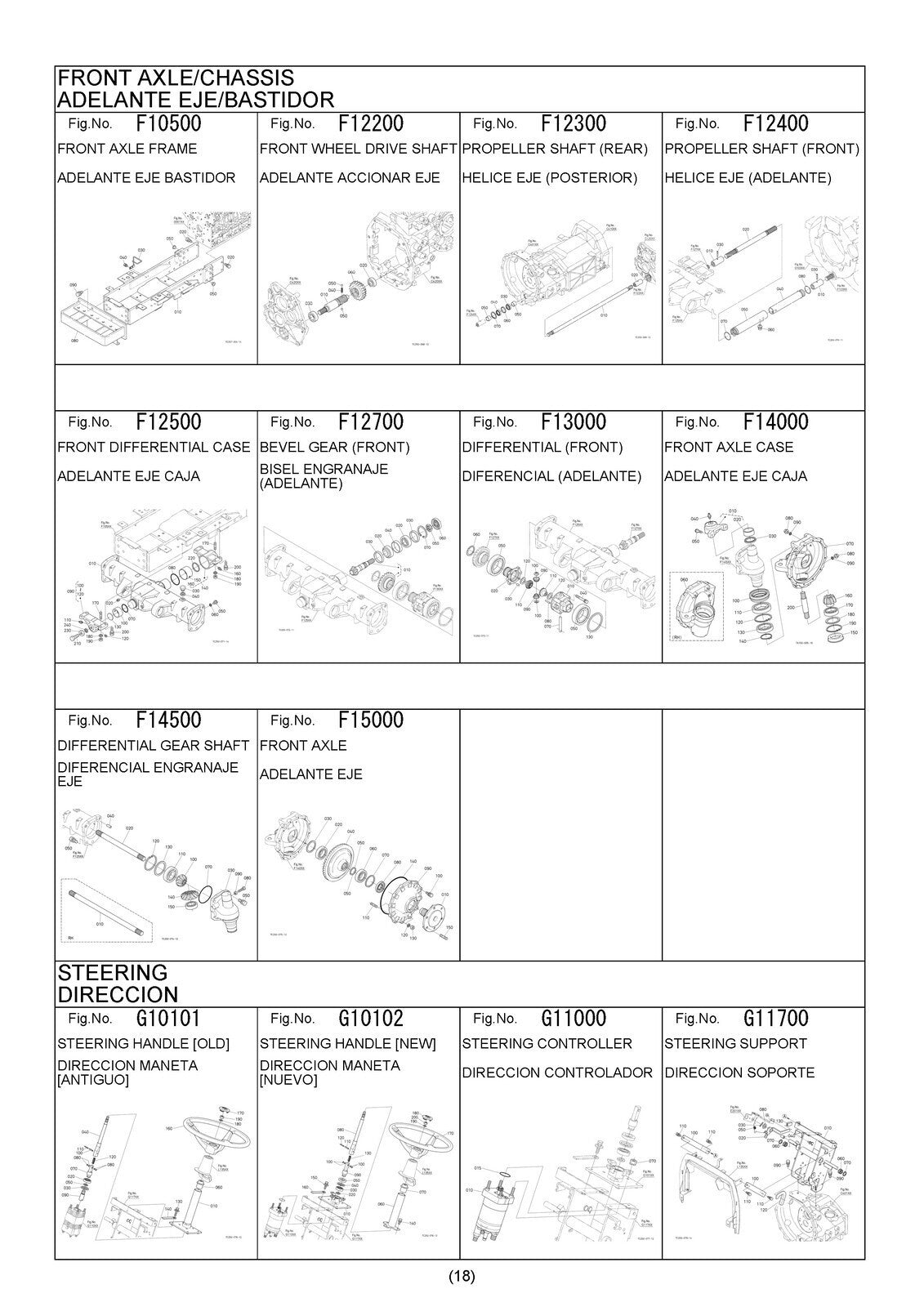 KUBOTA MX5100 ILLUSTRATED PARTS LIST MANUAL, STEEL WIRE BOUND, PROTECTIVE COVERS