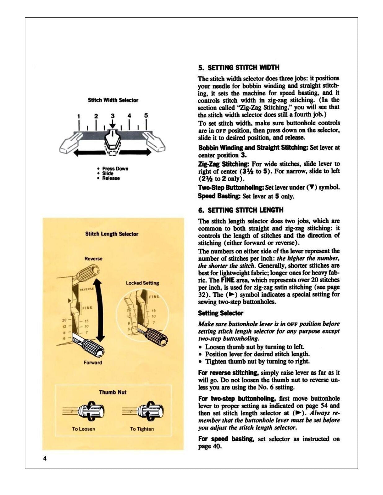 SINGER 640 Golden Touch Sew User Manual Guide, 85 PGS COLOR - TOUGH WIRE BINDING
