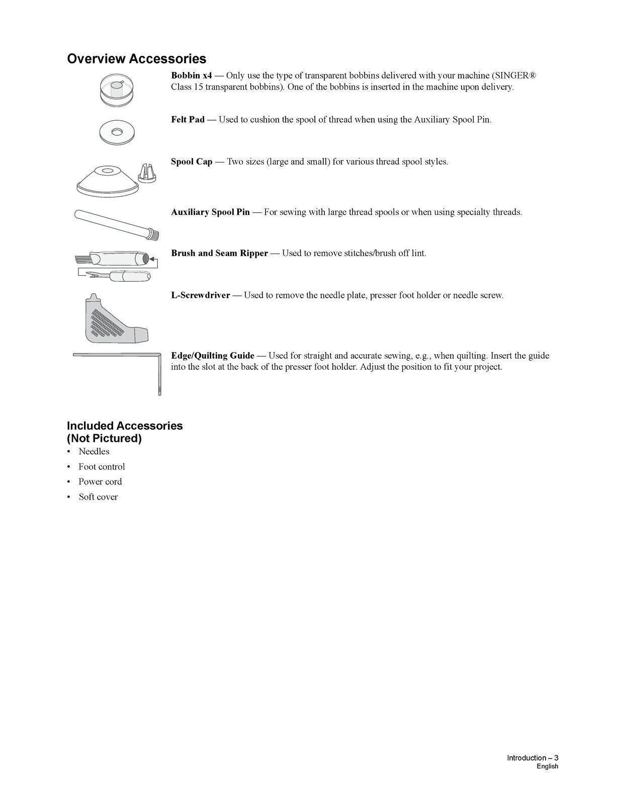 SINGER HD 6700C HD 6705C Sewing Machine User Manual Operation Guide