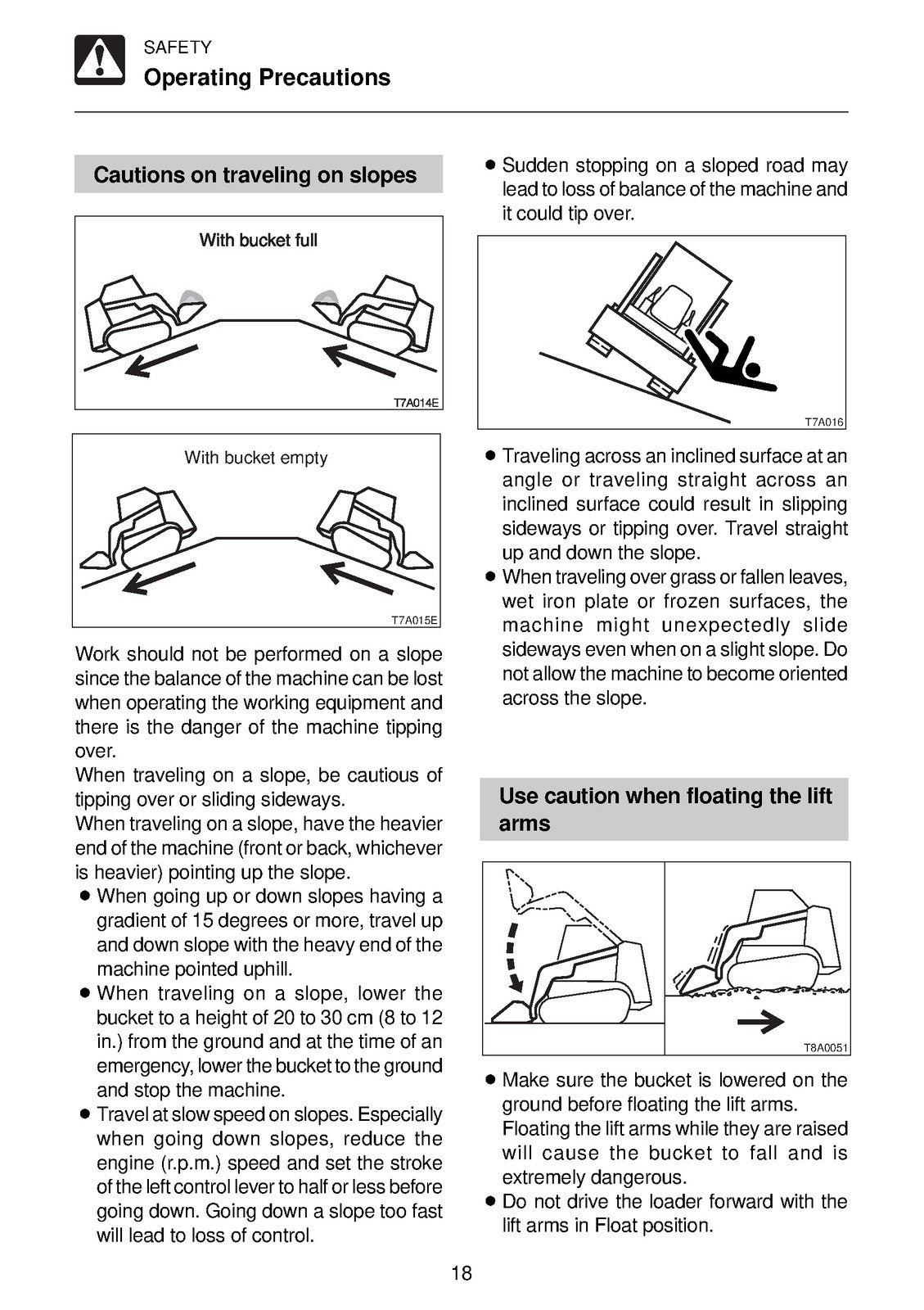 TAKEUCHI TL 120 130 140 150 SERIES OPERATORS MANUAL - WIRE BOUND - TOUGH COVERS