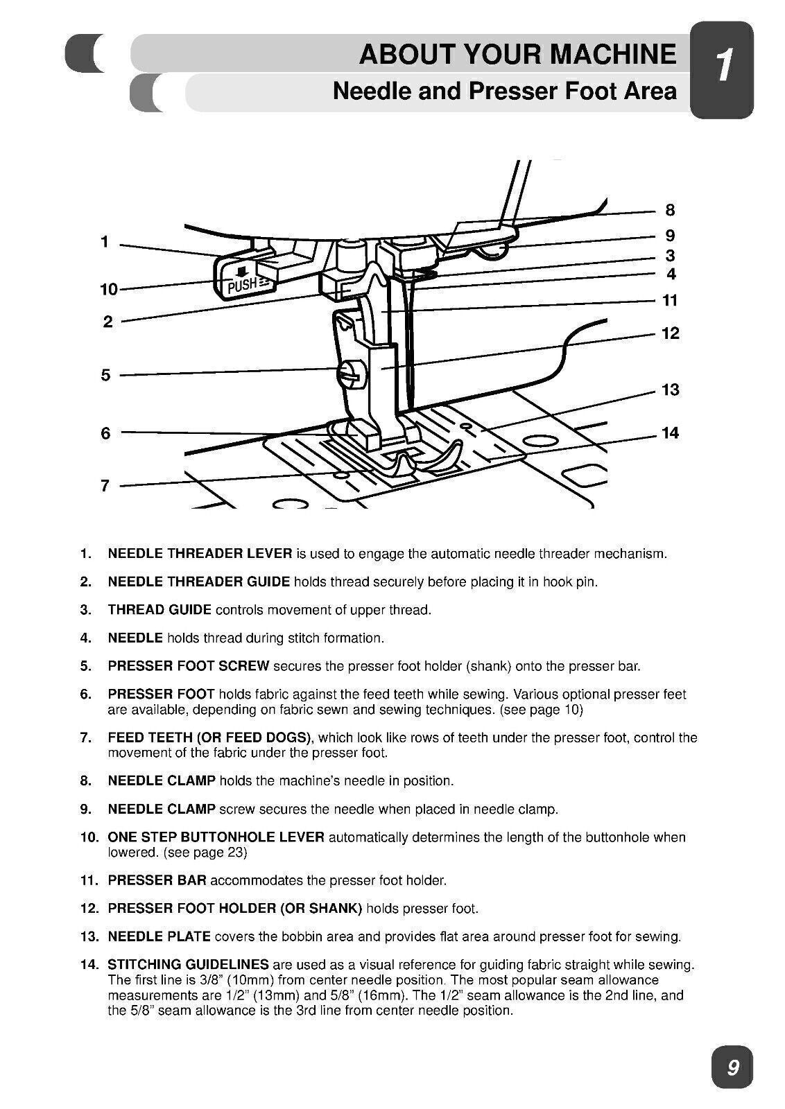 SINGER 3337 Sewing Machine User Manual Owners Instructions, English [WIRE BOUND]