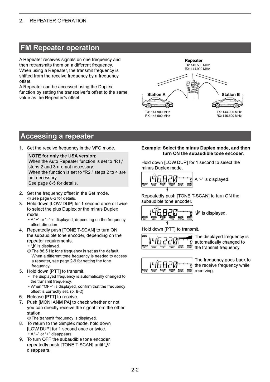 ICOM IC-V3500 TRANSCEIVER ADVANCED MANUAL - STEEL WIRE BOUND - PROTECTIVE COVERS