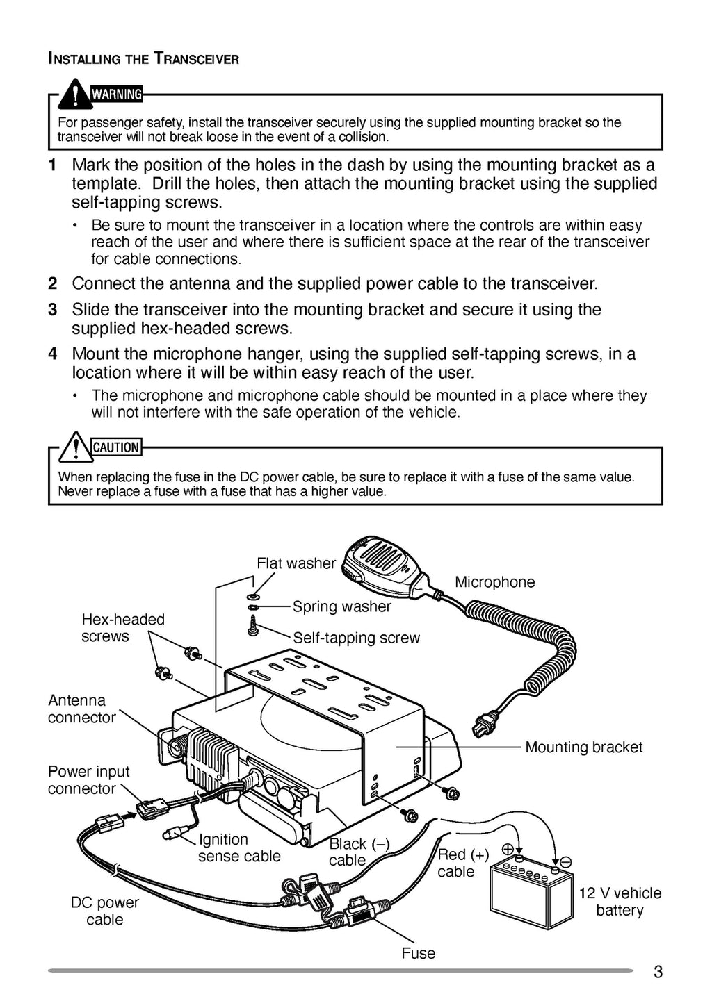 KENWOOD TK-7180 TK-8180 INSTRUCTION MANAUAL - STEEL WIRE BOUND - TOUGH COVERS