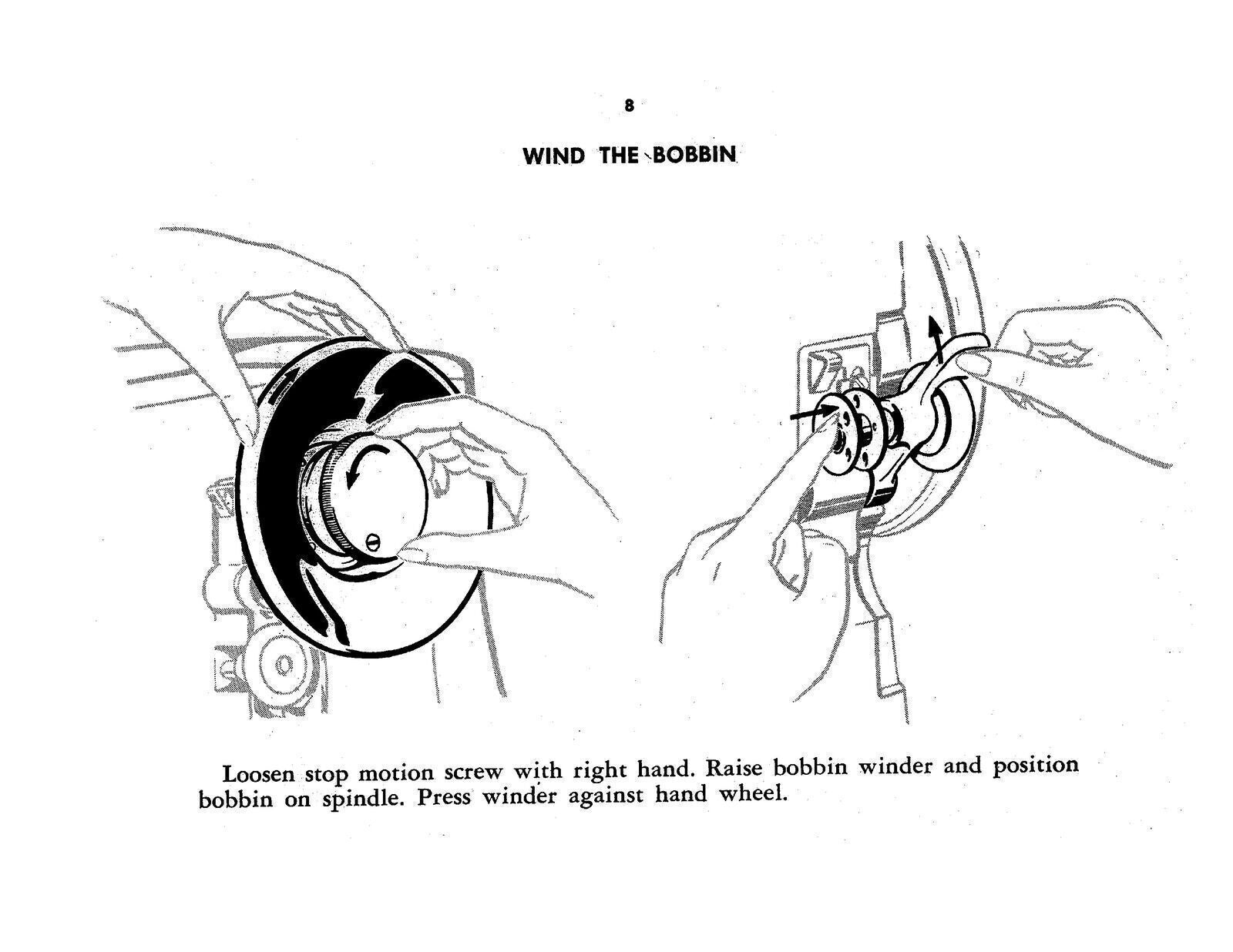 SINGER 401A Slant-O-Matic Sewing Machine User Manual: TOUGH WIRE BINDING, COVERS