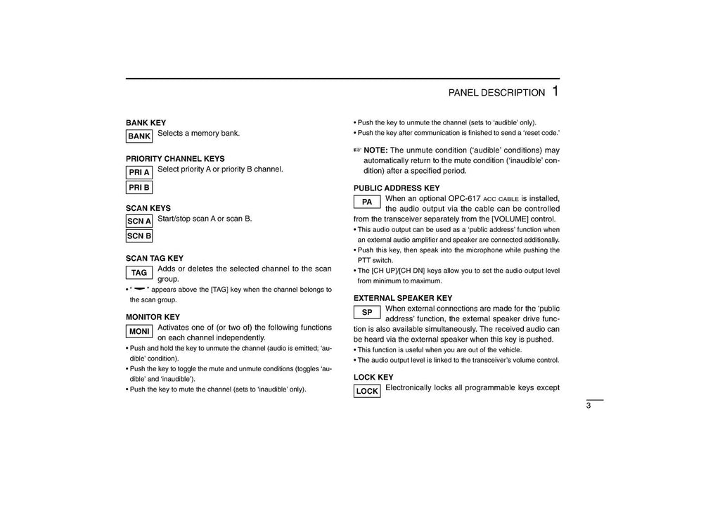 ICOM IC-F1610 IC-F2610 INSTRUCTION MANUAL - STEEL WIRE BOUND - PROTECTIVE COVERS