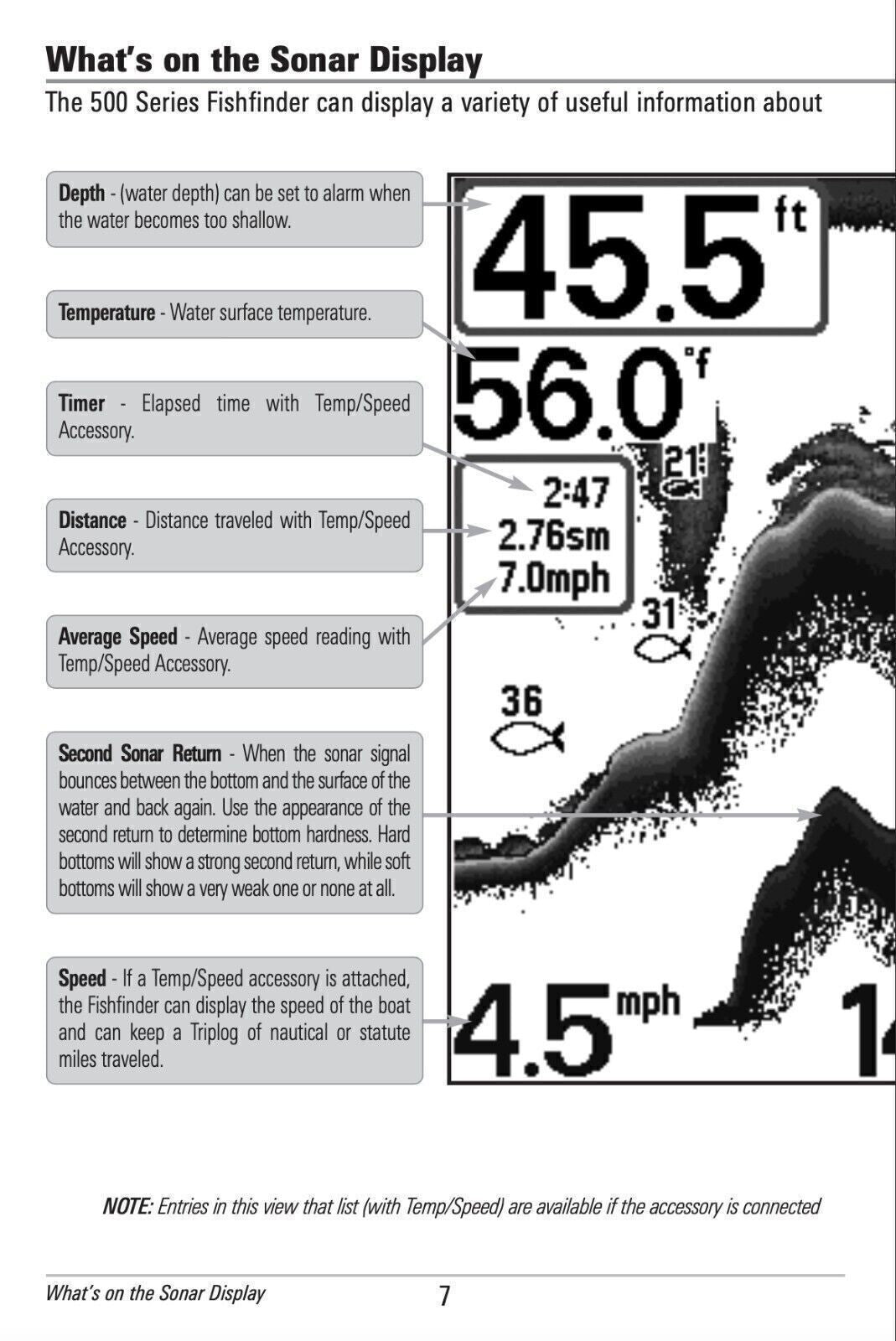 Humminbird 550 560 561 DI 570 571 HD DI User Manual Owners Instruction Guide