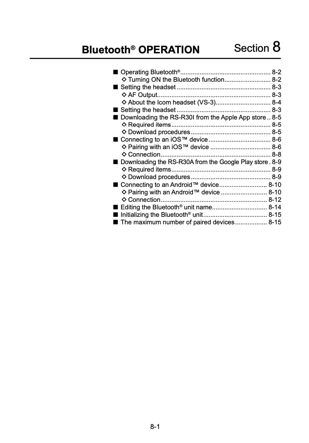 ICOM IC-R30 RECEIVER ADVANCED MANUAL - STEEL WIRE BOUND - PROTECTIVE COVERS