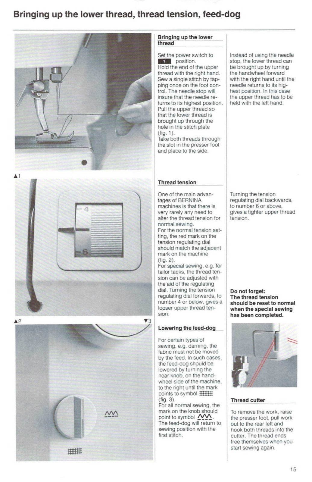 BERNINA 1230 User Manual USER Instruction Guide FULL COLOR - TOUGH COIL BINDING