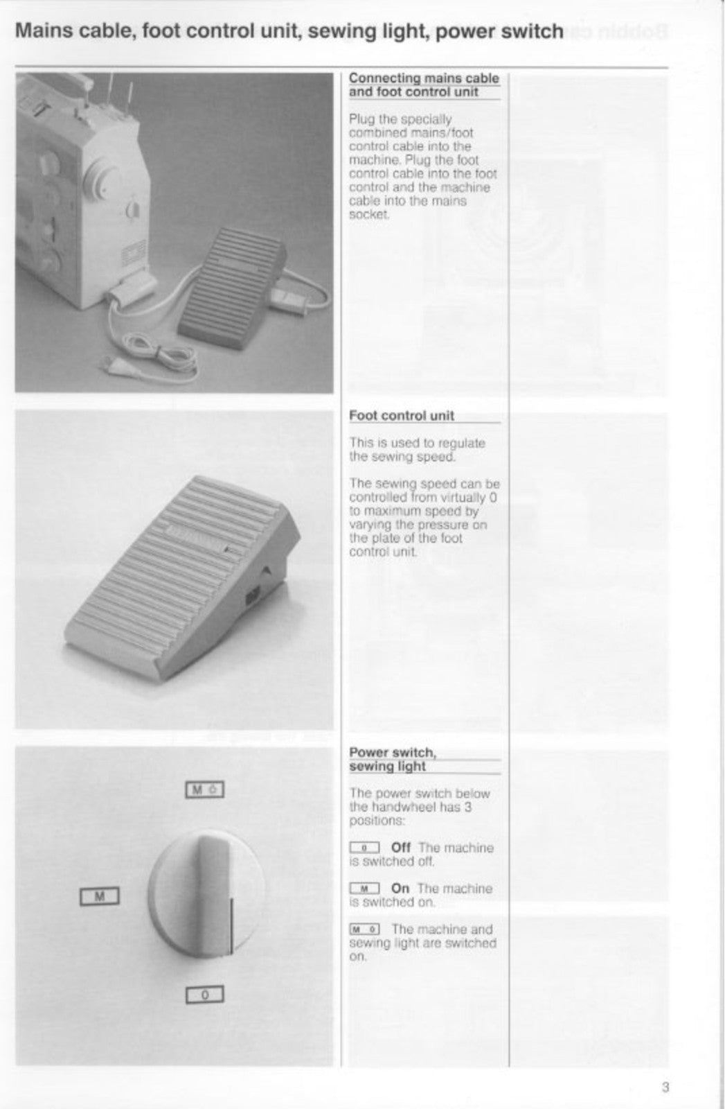 BERNINA 1011 Sewing Machine User Manual - STEEL WIRE BOUND - PROTECTIVE COVERS