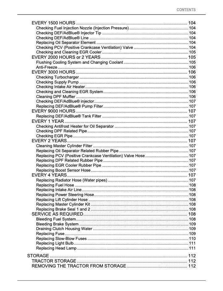 KUBOTA M5-091 M5-111 ROPS OPERATORS MANUAL - STEEL WIRE BOUND- PROTECTIVE COVERS