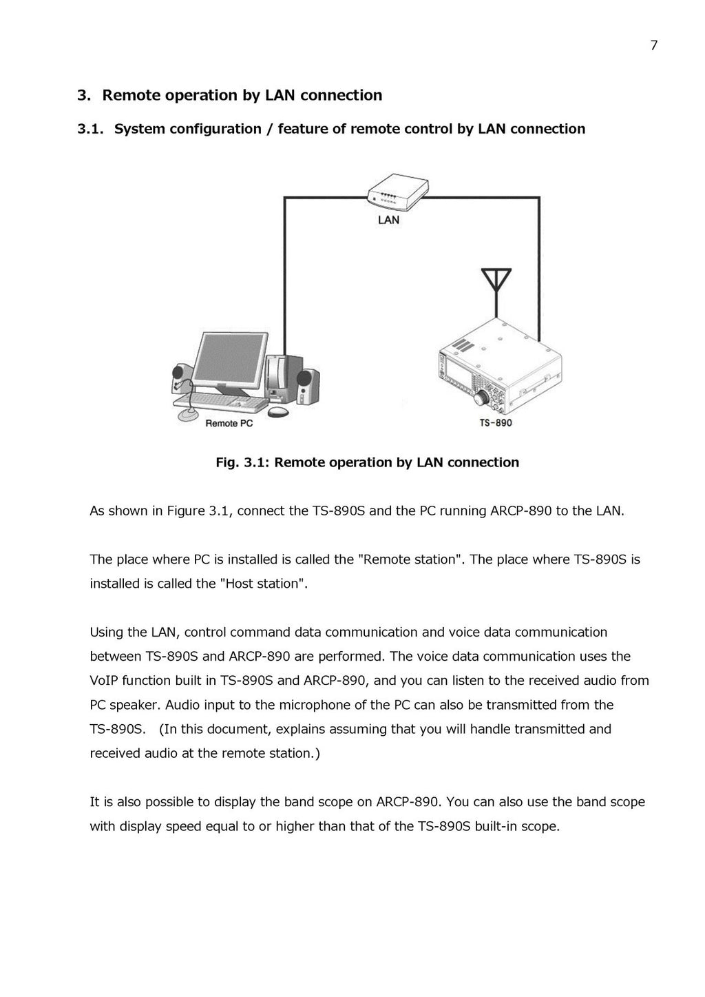 KENWOOD TS890 NETWORK COMMAND SETTING MANUAL - WIRE BOUND TOUGH COVERS