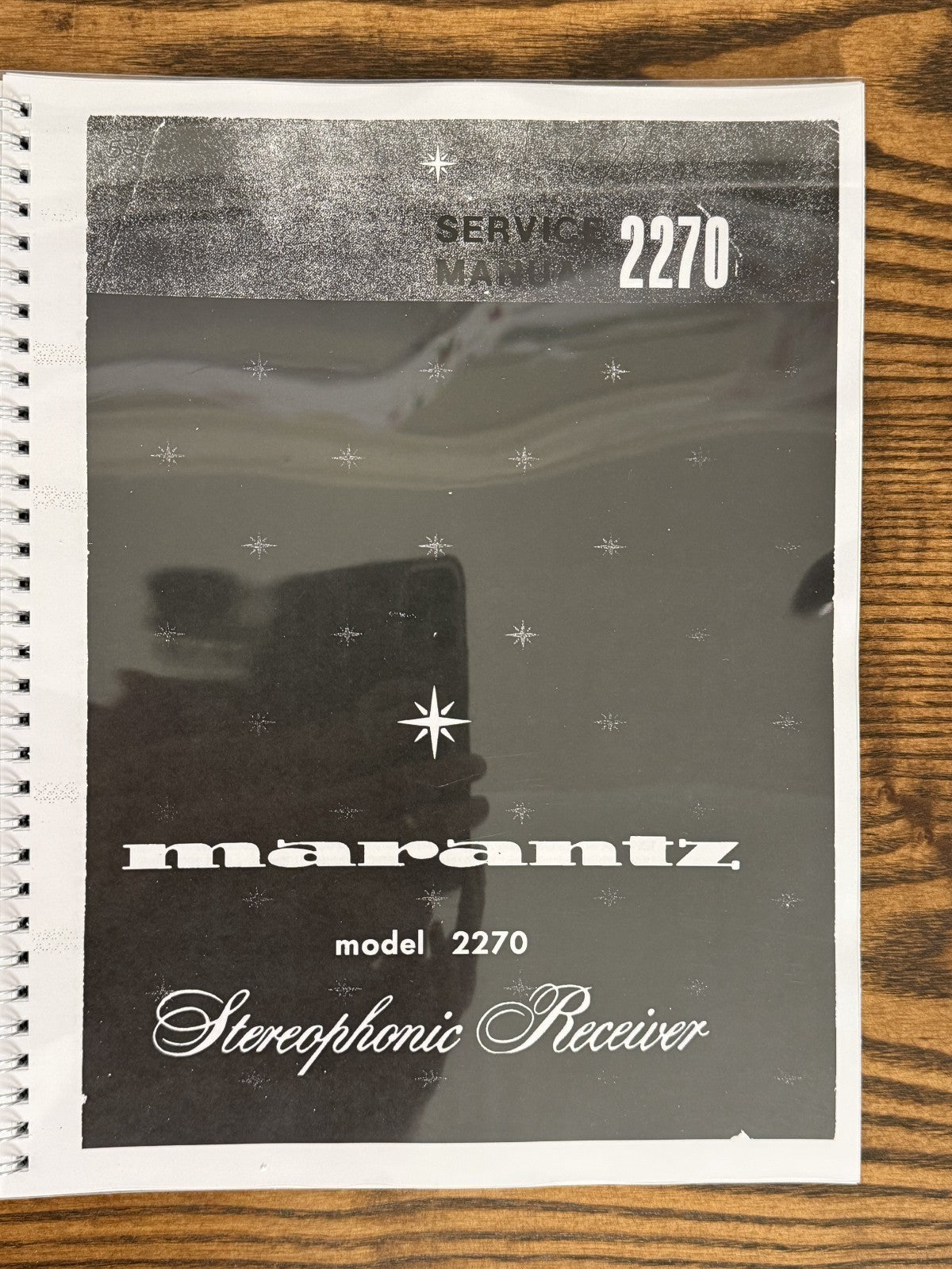 MARANTZ 2270 Receiver Service Manual - STEEL WIRE BOUND - COVERS - FOLDOUT PAGES