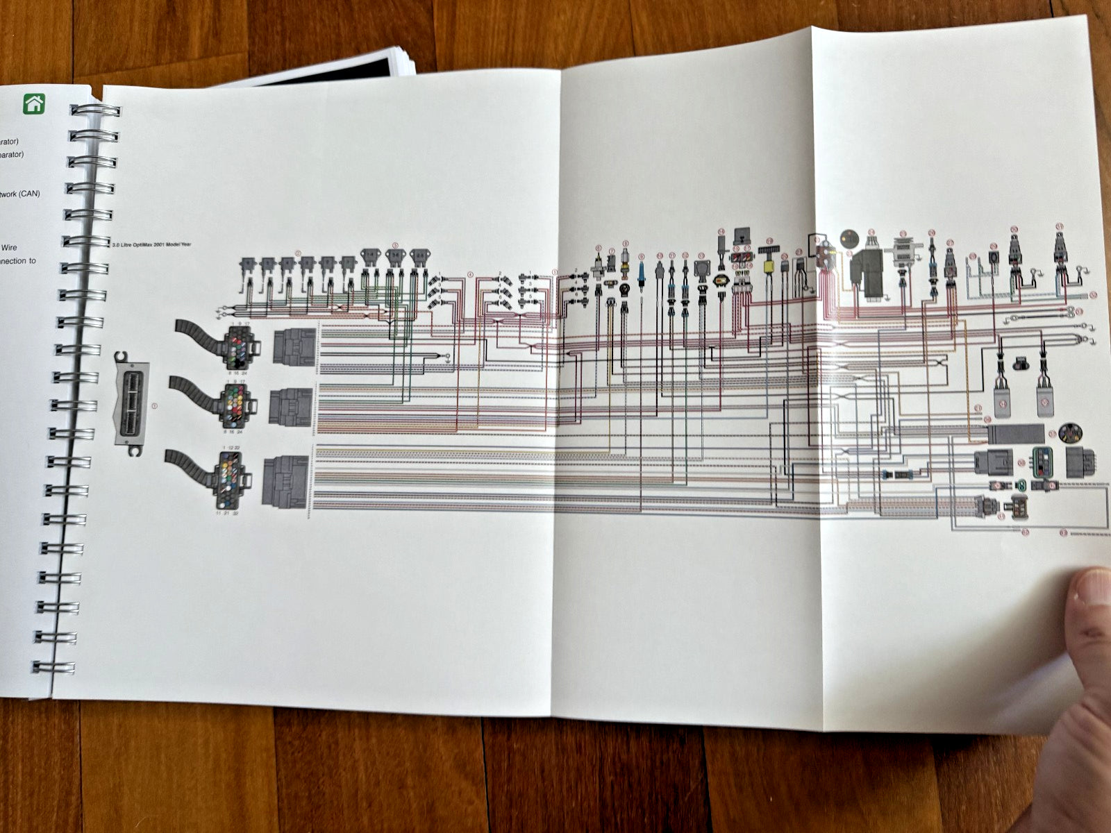 MERCURY 200-225 OptiMax DFI SERVICE MANUAL YR 2000+ WIRE BOUND COVERS, FOLDOUTS!
