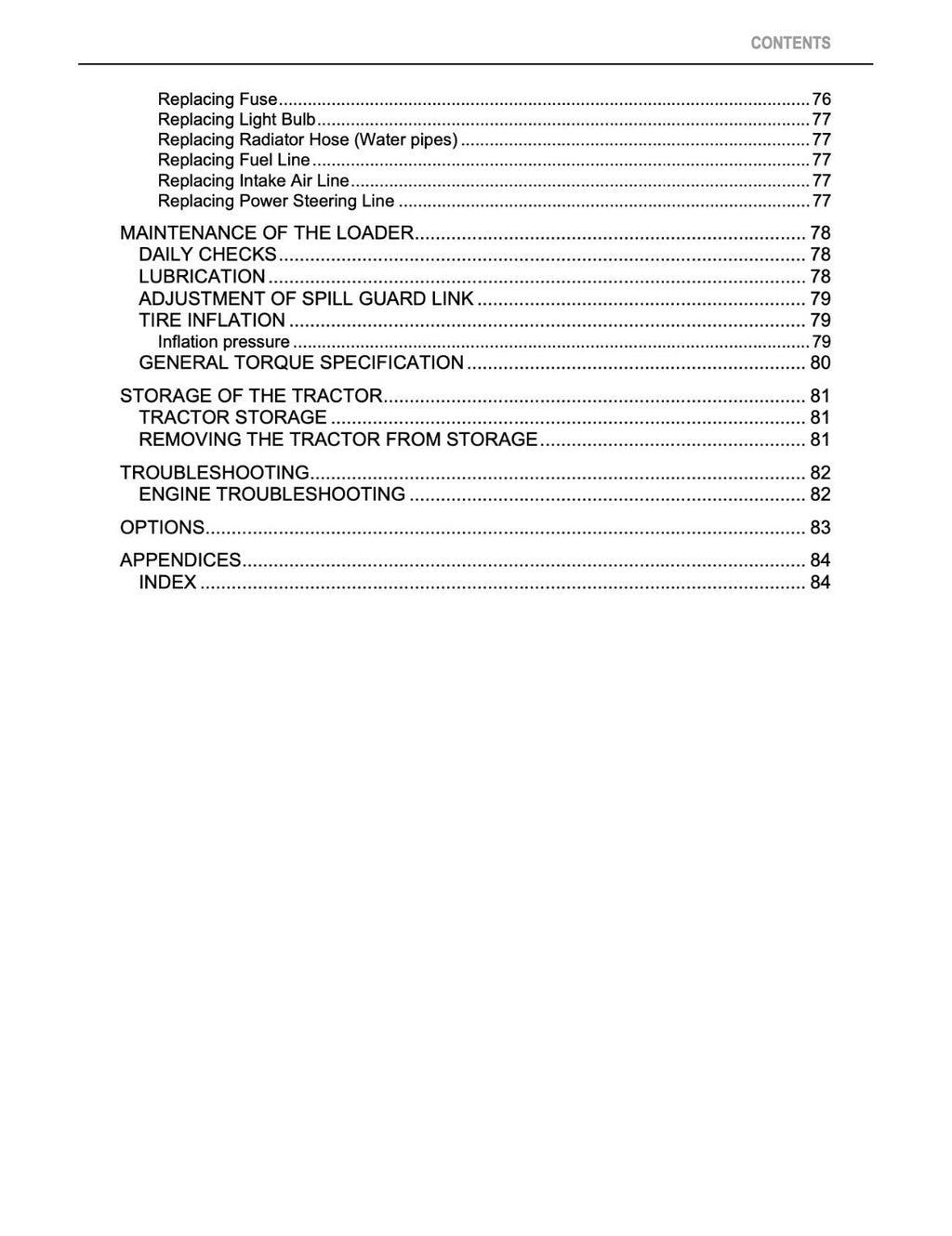 KUBOTA B26TL OPERATORS MANUAL -STEEL WIRE BOUND - PROTECTIVE COVERS